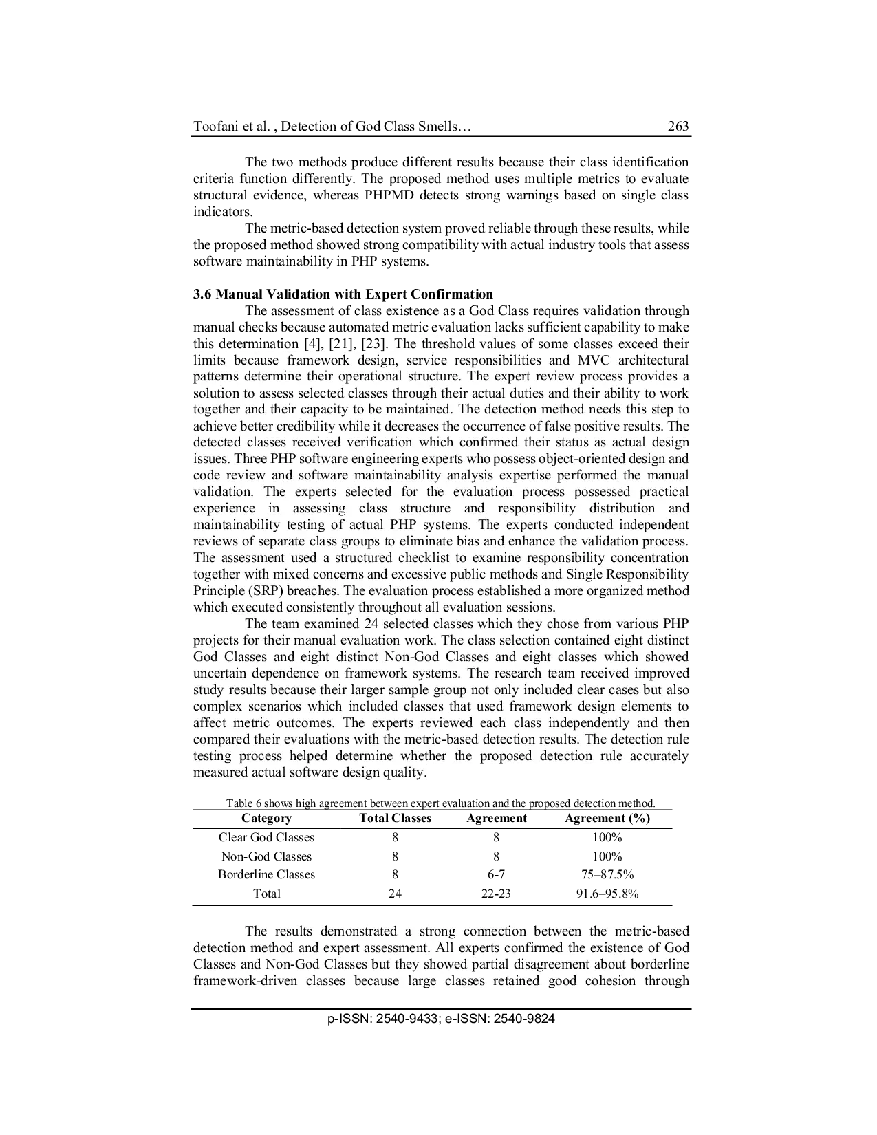 JURIS Detection of God Class Smells in PHP Systems Using Object Oriented Metrics