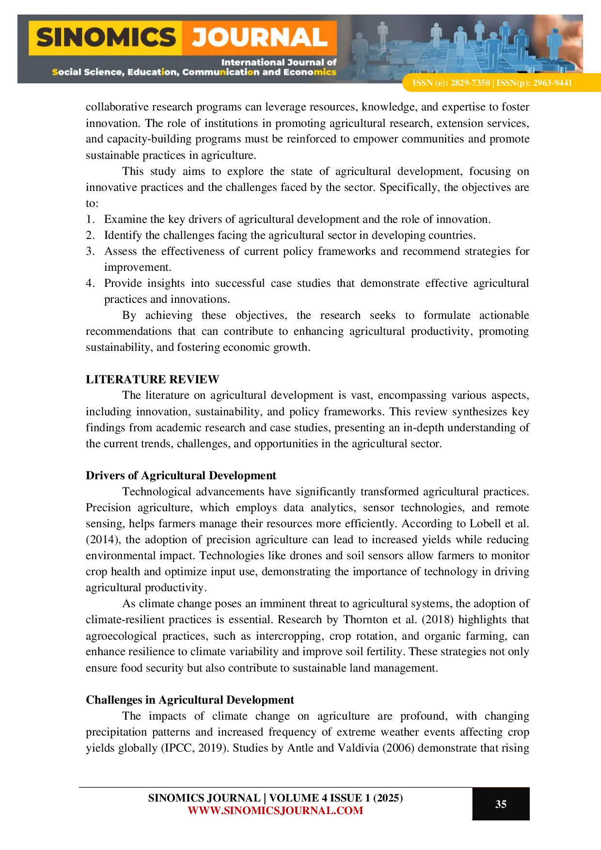 JURIS Enhancing Agricultural Development Innovations and Strategies for Sustainable Growth