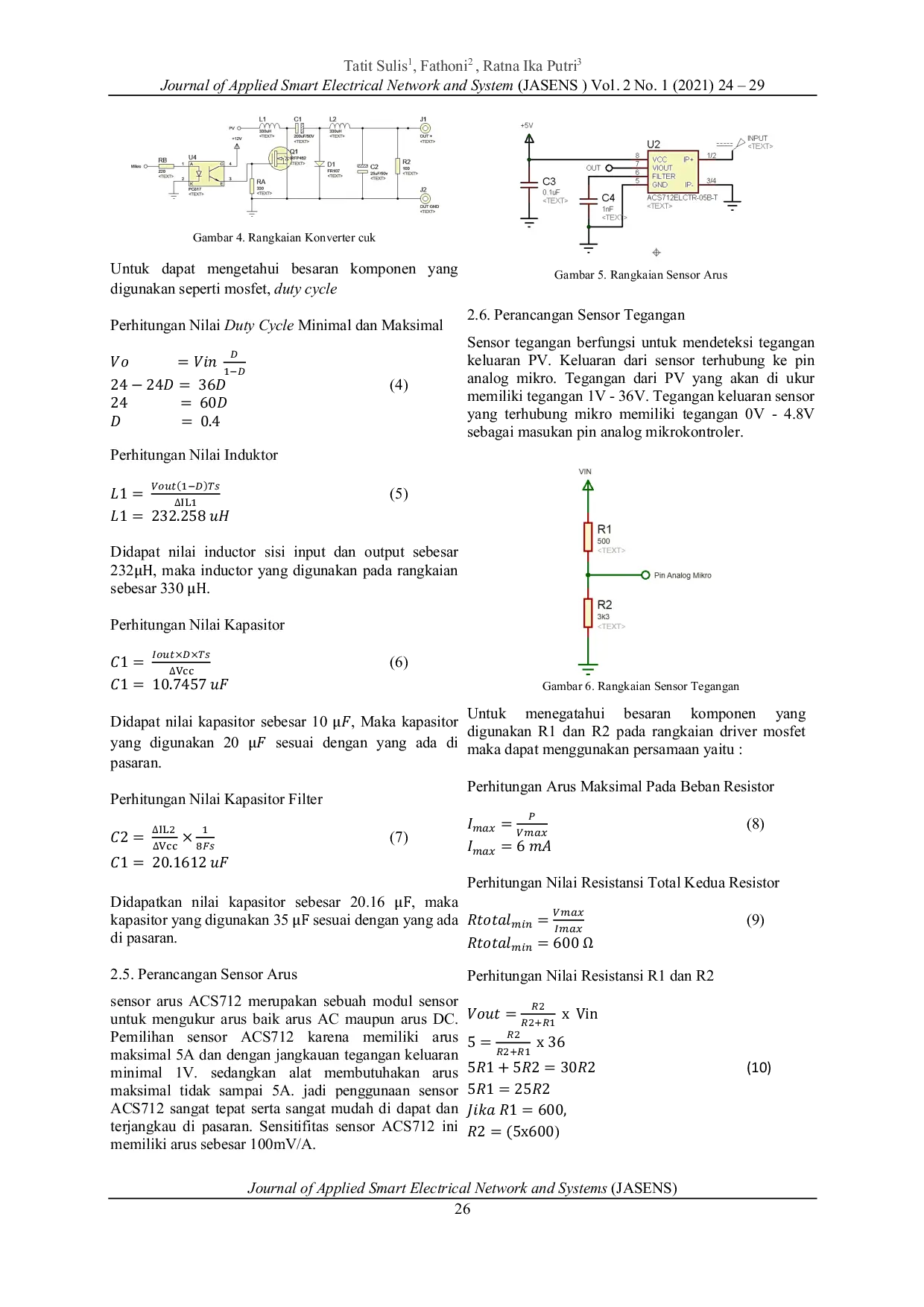 JURIS Optimasi Sistem Photovoltaik Menggunakan Cuk Konverter Berbasis Simple Perturb and Observe Method