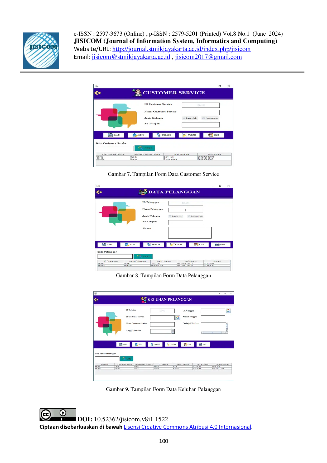 JURIS Development of an Information System for Managing Customer Complaint Data at PT PLN Persero Depok City