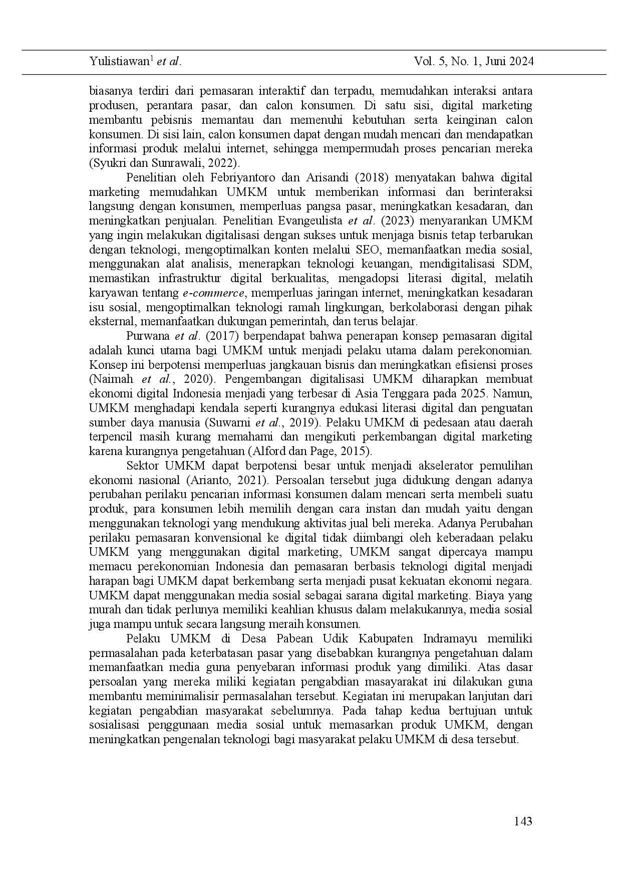 juris Pemanfaatan Teknologi Digital dalam Upaya Meningkatkan Daya Jual Produk UMKM