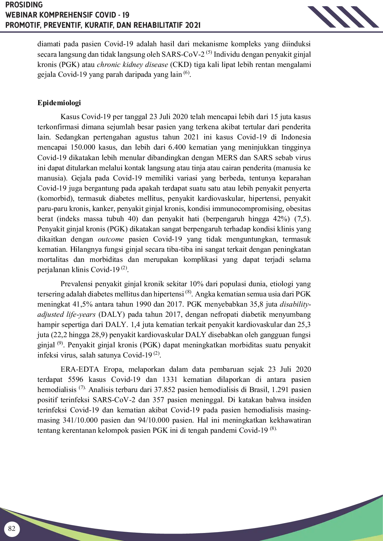 JURIS Penatalaksanaan COVID 19 Pada Penderita Penyakit Ginjal