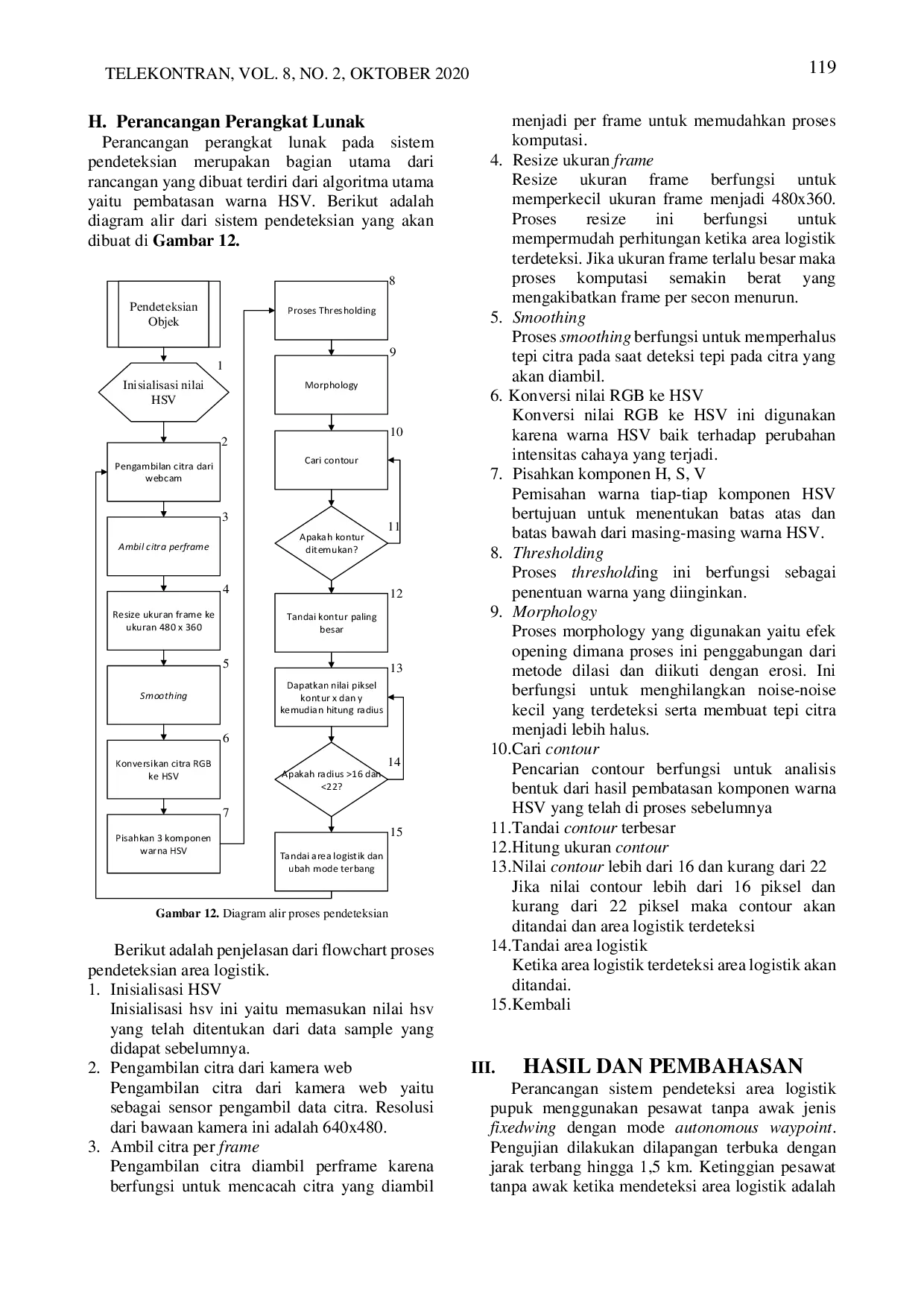 JURIS Logistic Area Detection System On Unmanned Aerial Vehicle For Plantation Area
