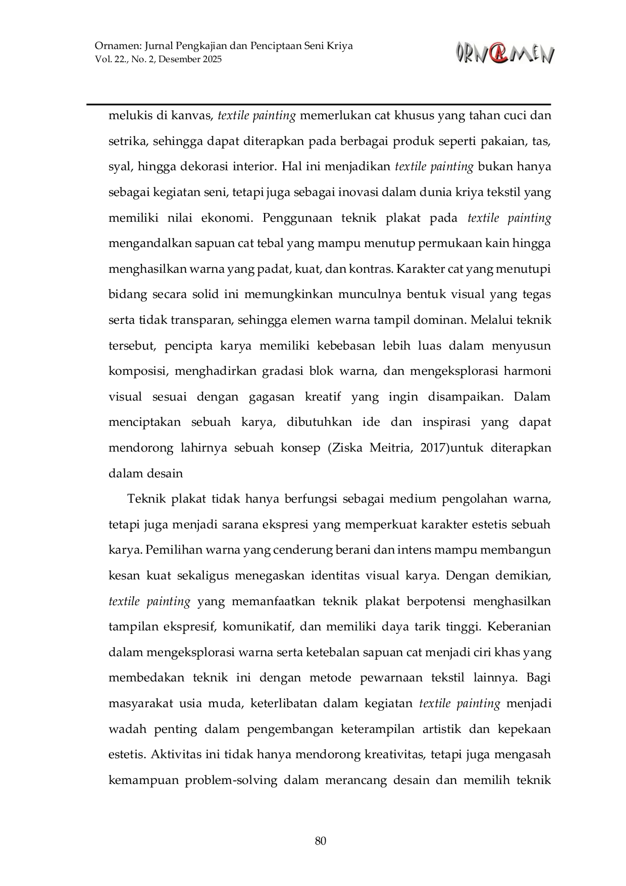 JURIS Media Ekspresi Dalam Bentuk Seni Plakat Dan Peluang Kreatif Generasi Muda