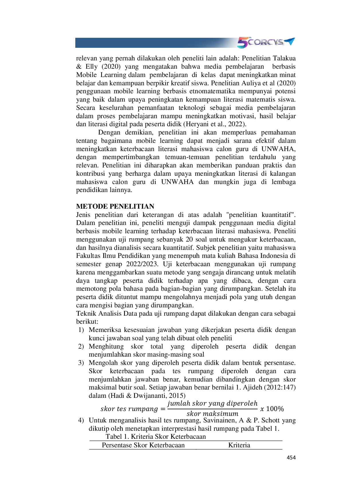 JURIS Mobile Learning Sebagai Sarana Efektif Dalam Meningkatkan Keterbacaan Literasi Mahasiswa Calon Guru Di Universitas Kh A Wahab Hasbullah