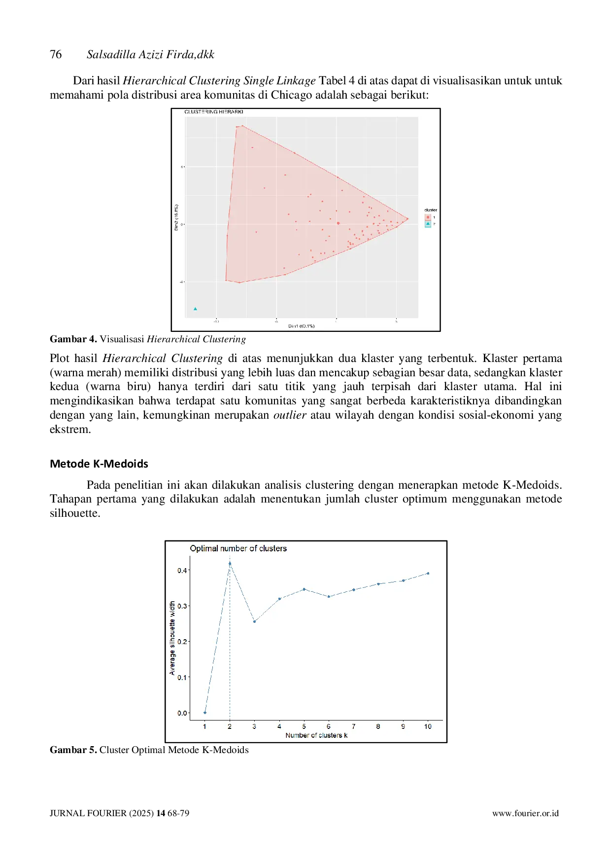 JURIS Perbandingan Single Linkage dan K Medoids pada Data Penghasilan dan Demografi Area Komunitas Chicago
