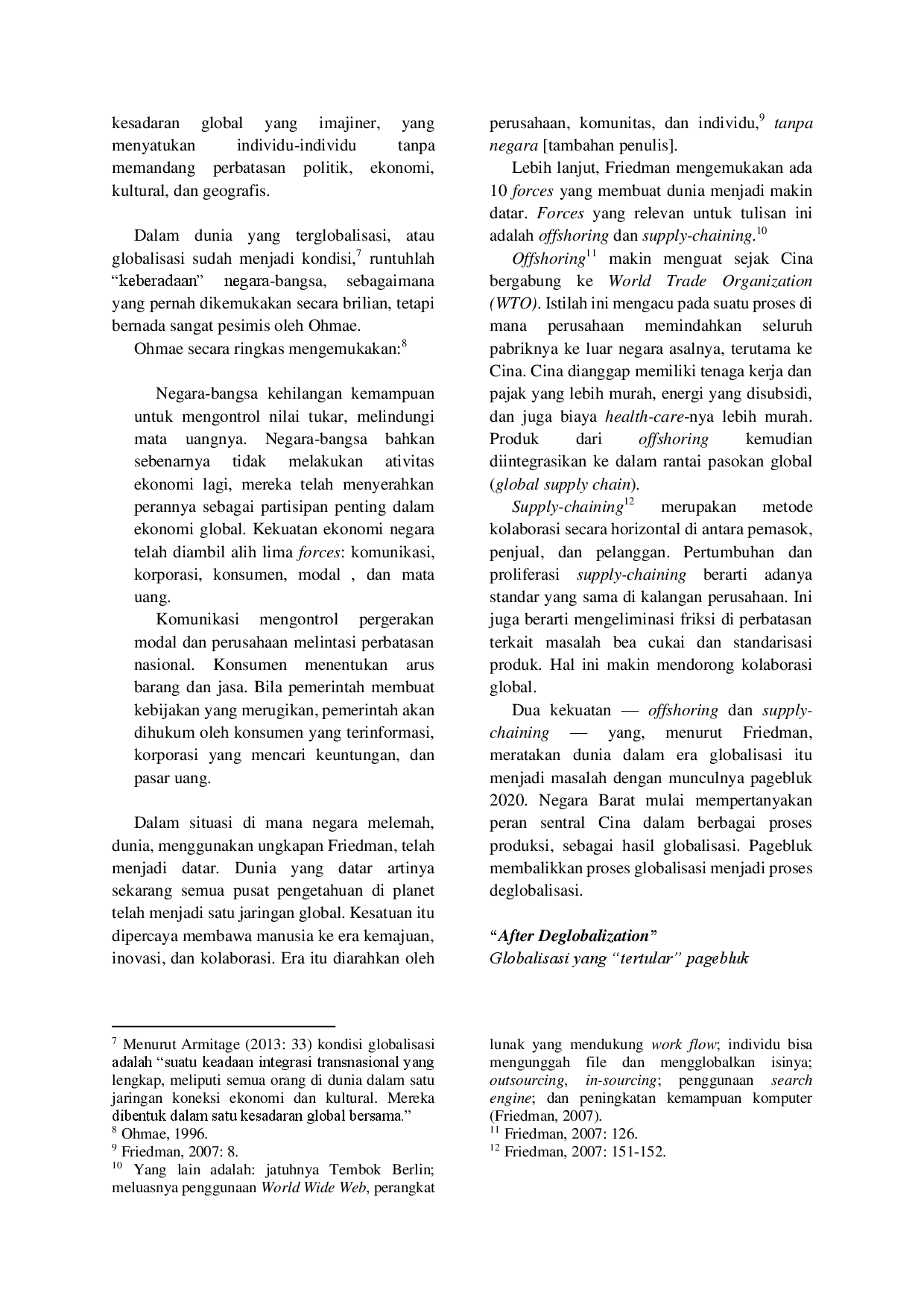 juris Mengkaji Kemungkinan Dunia Pasca Pagebluk 2020 Deglobalisasi dan Kembalinya Big State