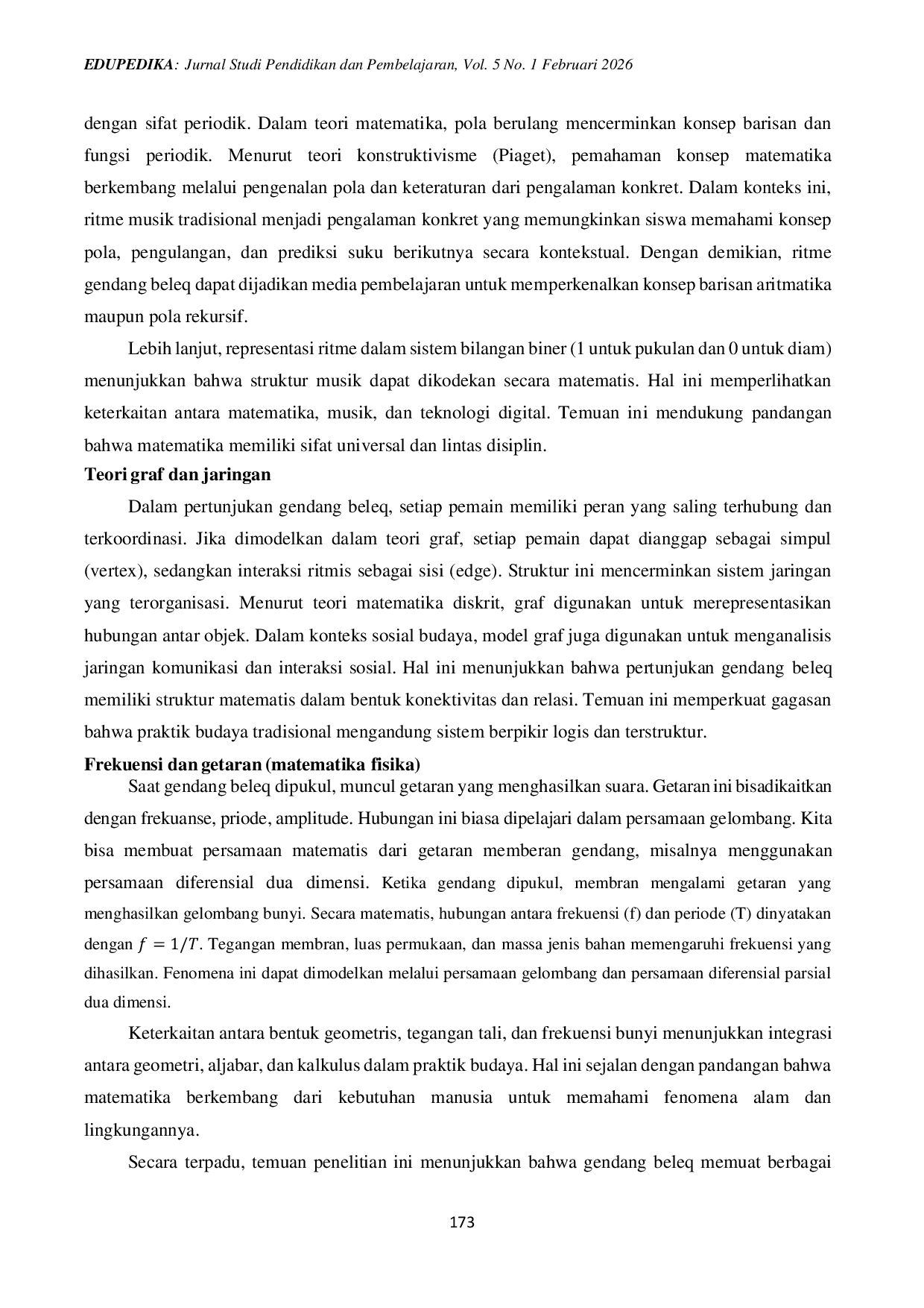 JURIS Etnomatematika Pada Alat Musik Tradisional Gendang Beleq Suku Sasak