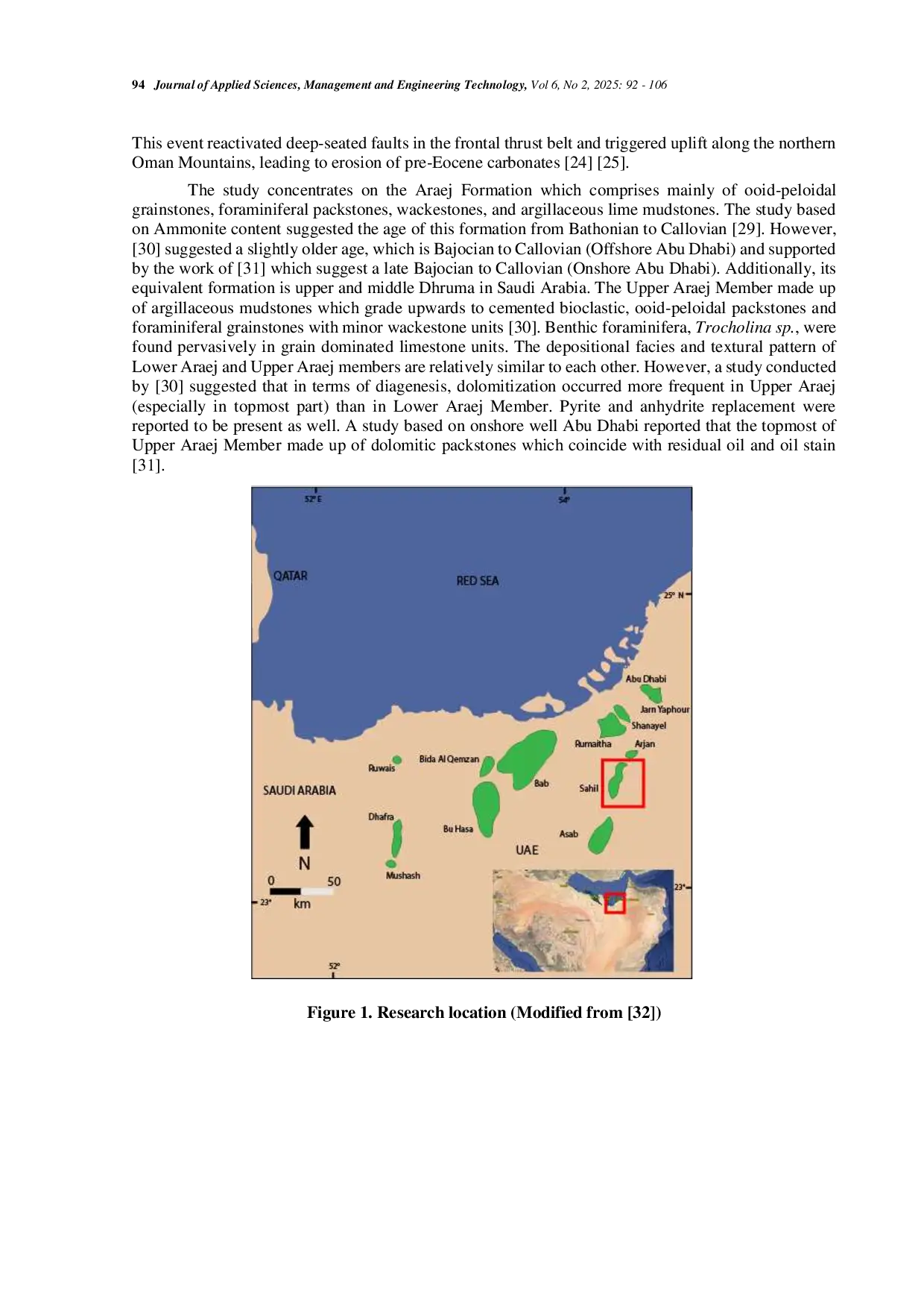 JURIS Linking Carbonate Facies to Stylolite Distribution of Middle Jurassic Limestone Onshore Abu Dhabi Oil Field
