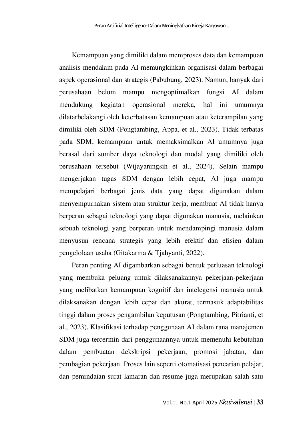 JURIS Peran Artificial Intelligence Dalam Meningkatkan Kineja Karyawan Systematic Literature Review
