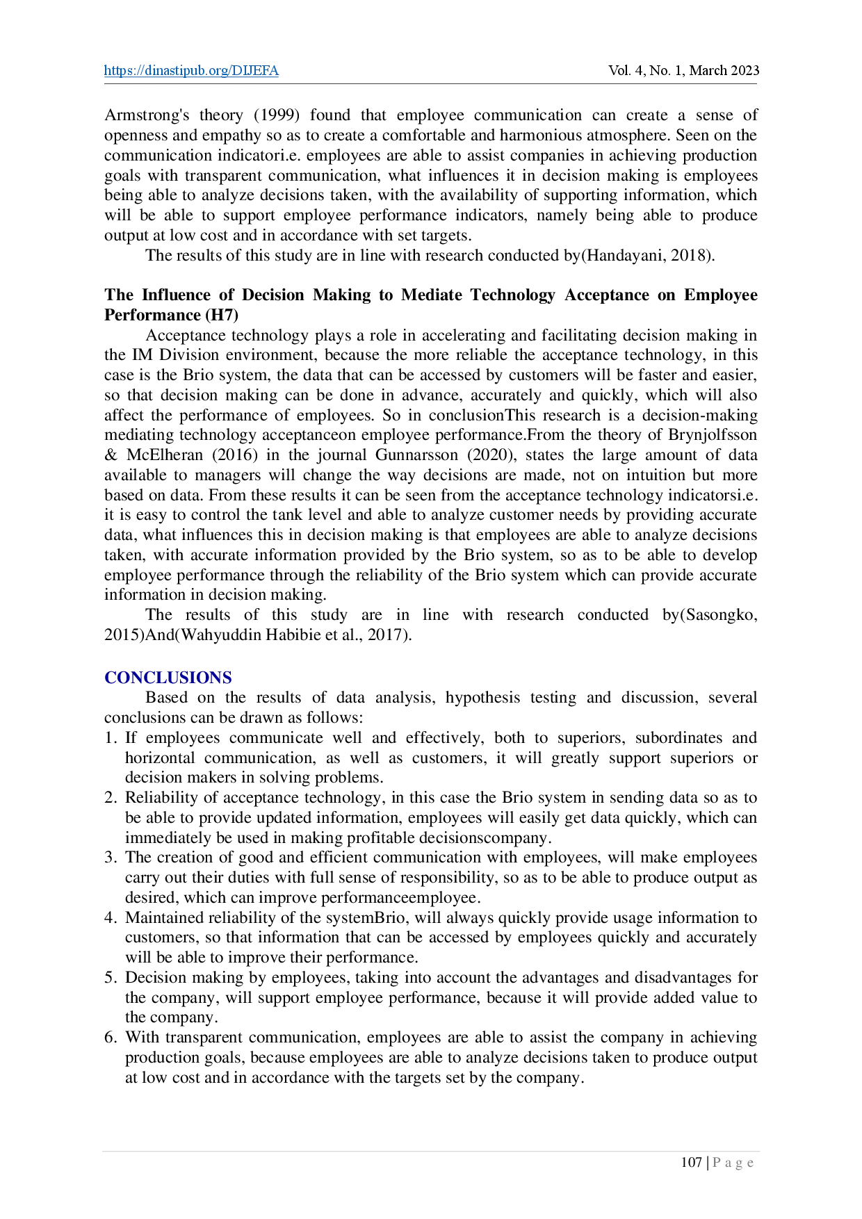 juris Determinants of Employee Performance Through Management Decision Making at PT Air Liquide Indonesia