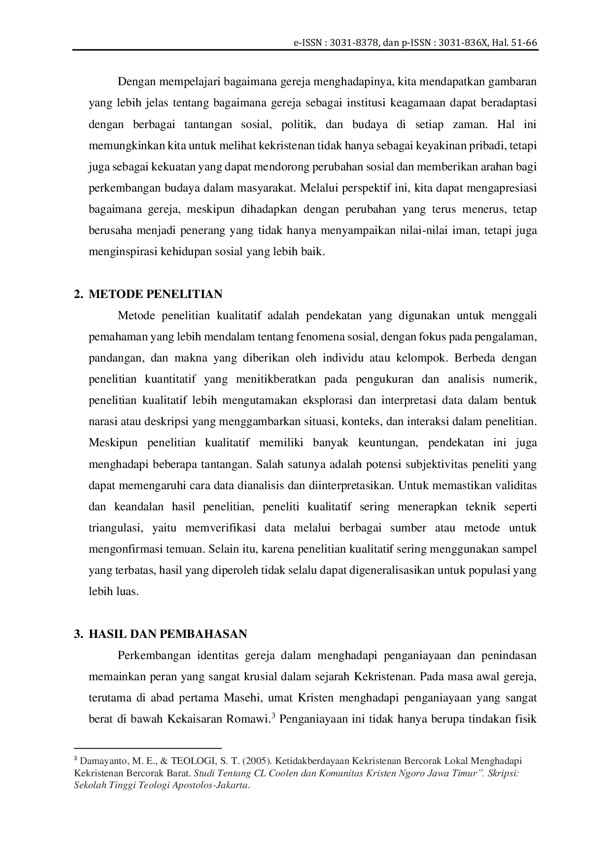 JURIS Gereja Dalam Menghadapi Tantangan Sosial Politik Dan Budaya Dari Abad Ke Abad