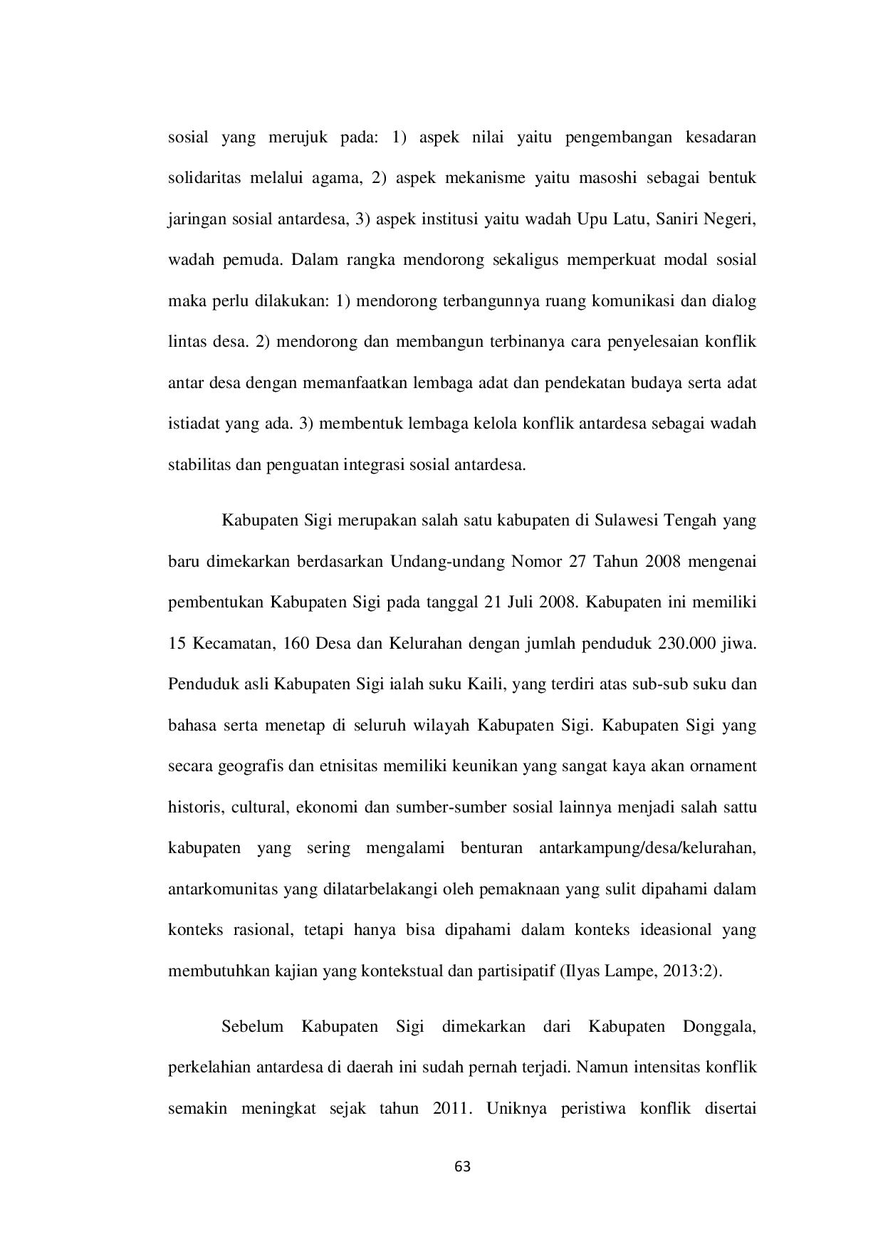 JURIS Analisis Kebijakan Penyelesaian Konflik Antardesa di Kabupaten Sigi Provinsi Sulawesi Tengah