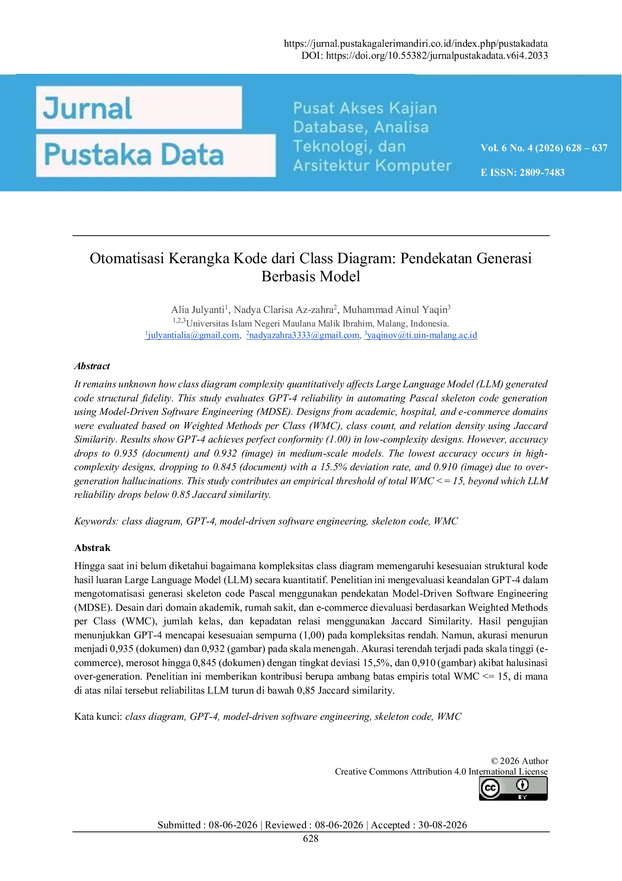 JURIS Otomatisasi Kerangka Kode dari Class Diagram Pendekatan Generasi Berbasis Model