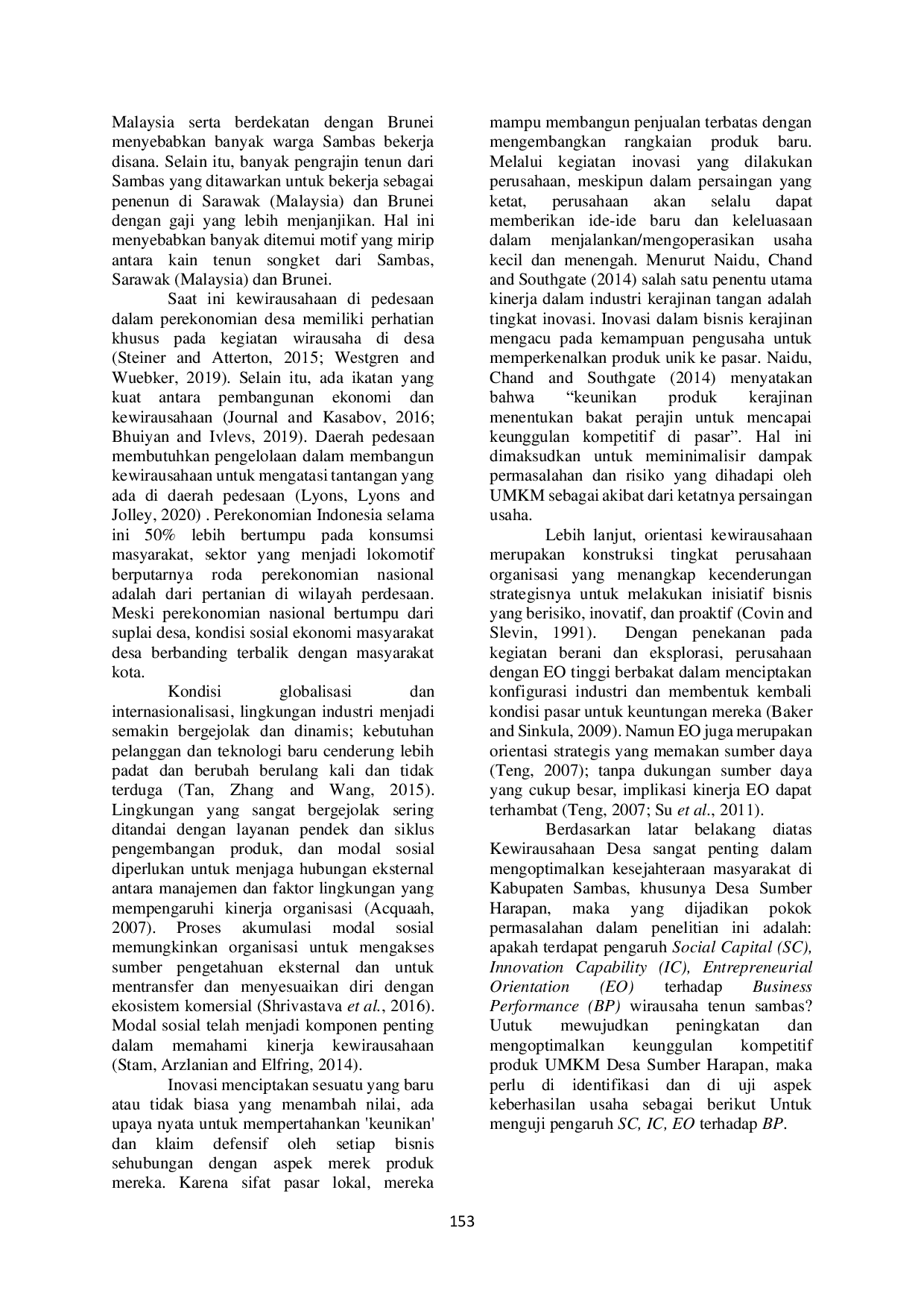 JURIS Faktor Keberhasilan Wirausaha Desa Pada Produk Kearifan Lokal