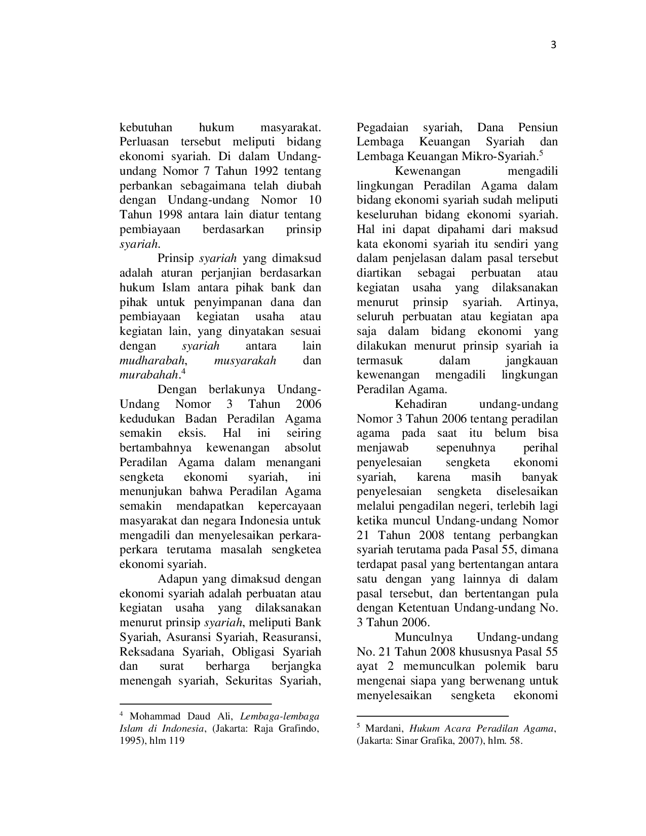 JURIS Analisis Faktor yang mempengaruhi tidak adanya Perkara Ekonomi Syariah masuk di Pengadilan Agama Singaraja