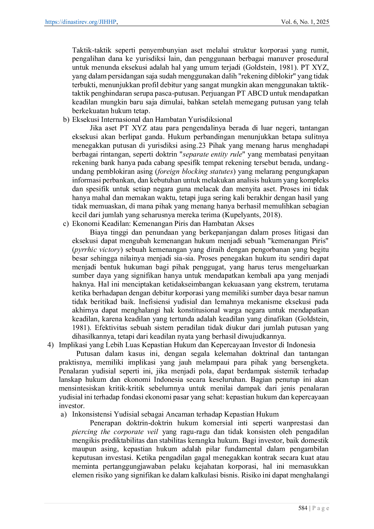 JURIS Analisis Yuridis Terhadap Wanprestasi Dalam Perjanjian Pengelolan Dana Asuransi Karyawan Studi Kasus No 104 Pdt G PN KWG