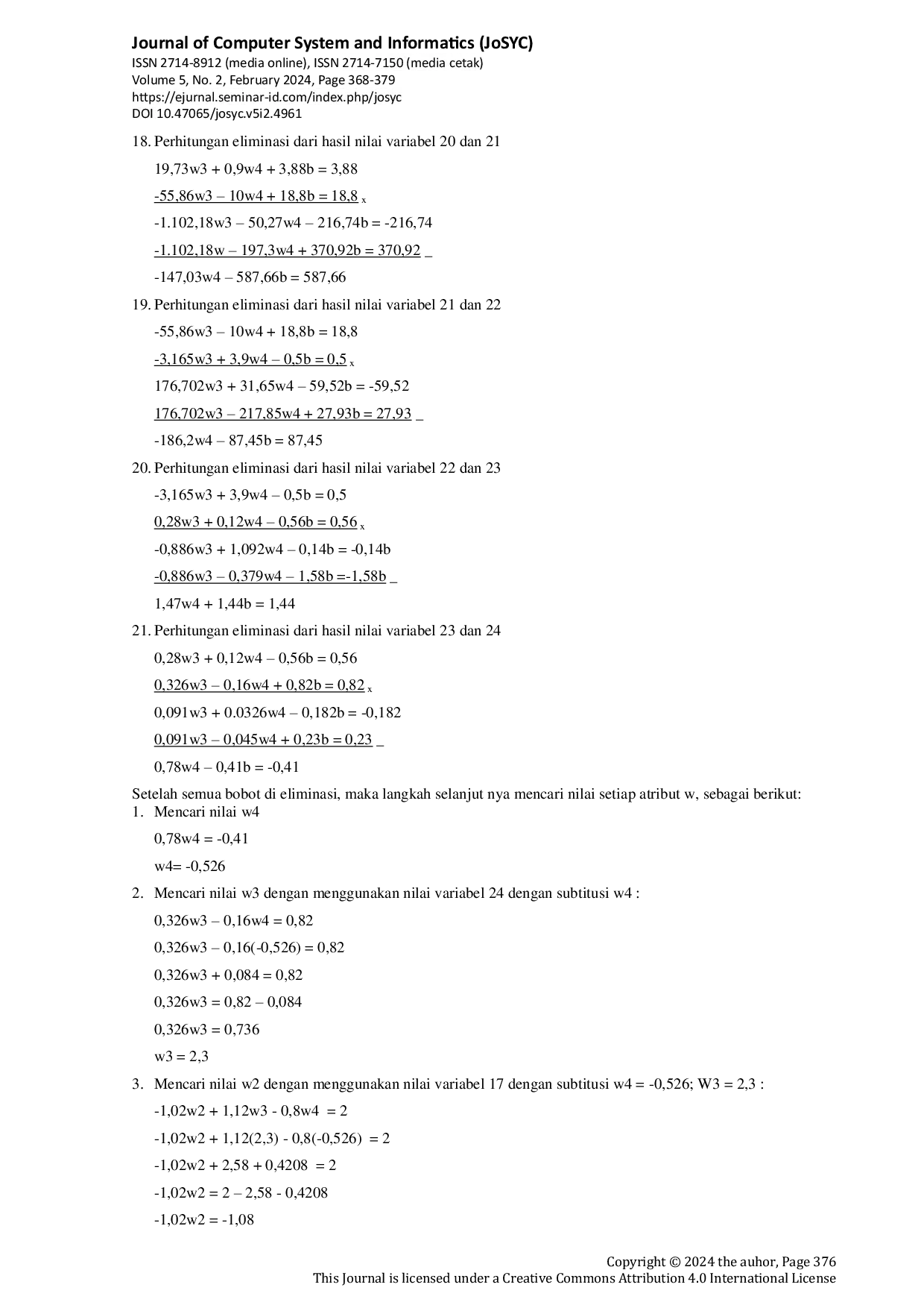 JURIS Penerapan Metode Support Vector Machine Dalam Memprediksi Prediksi Cuaca