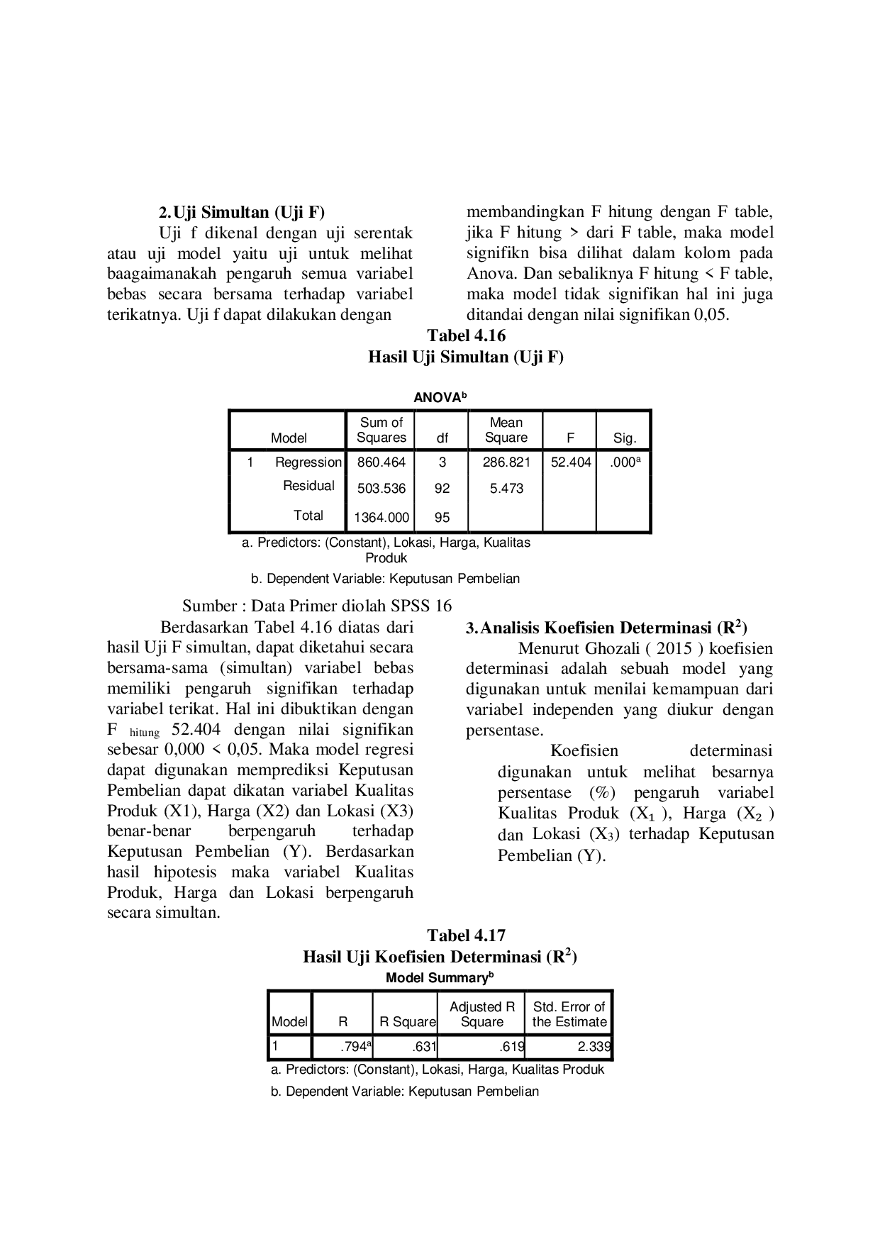 JURIS Pengaruh Kualitas Produk Harga dan Lokasi Terhadap Keputusan Pembelian Sepatu di Toko D Truuf Cimparuh Kota Pariaman