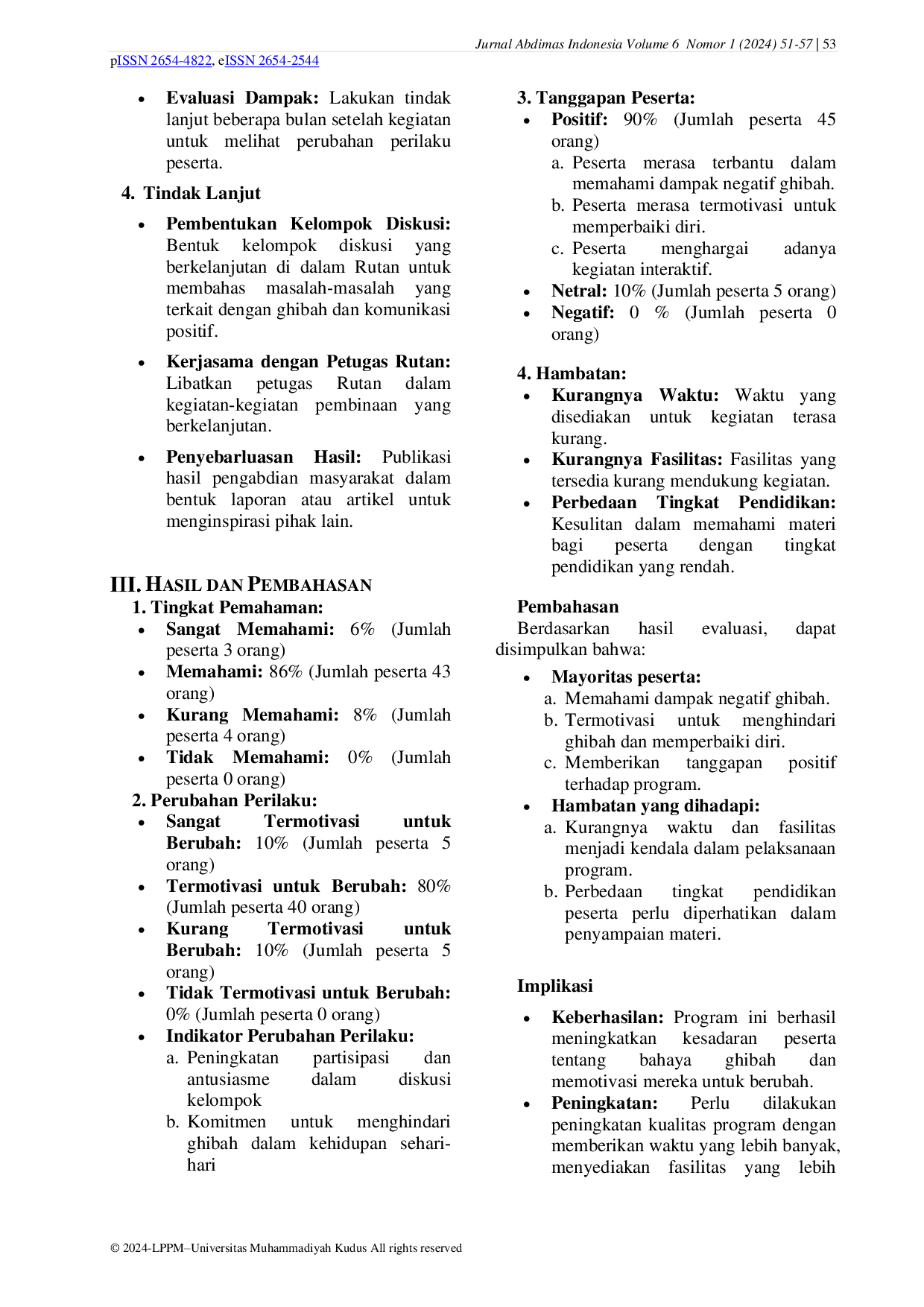 JURIS Bebas Dari Ghibah Kunci Kebahagiaan Di Balik Jeruji