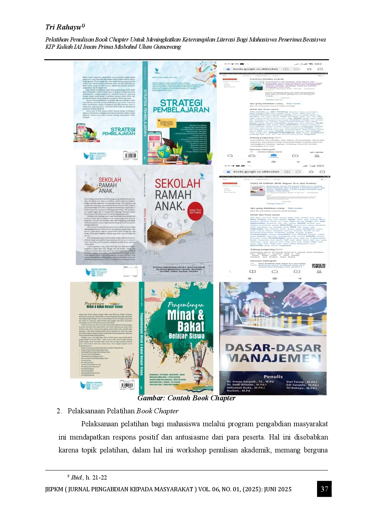 juris Book Chapter Writing Training to Improve Literacy Skills of KIP K Scholarship Recipients at IAI Insan Prima Misbahul Ulum Gumawang