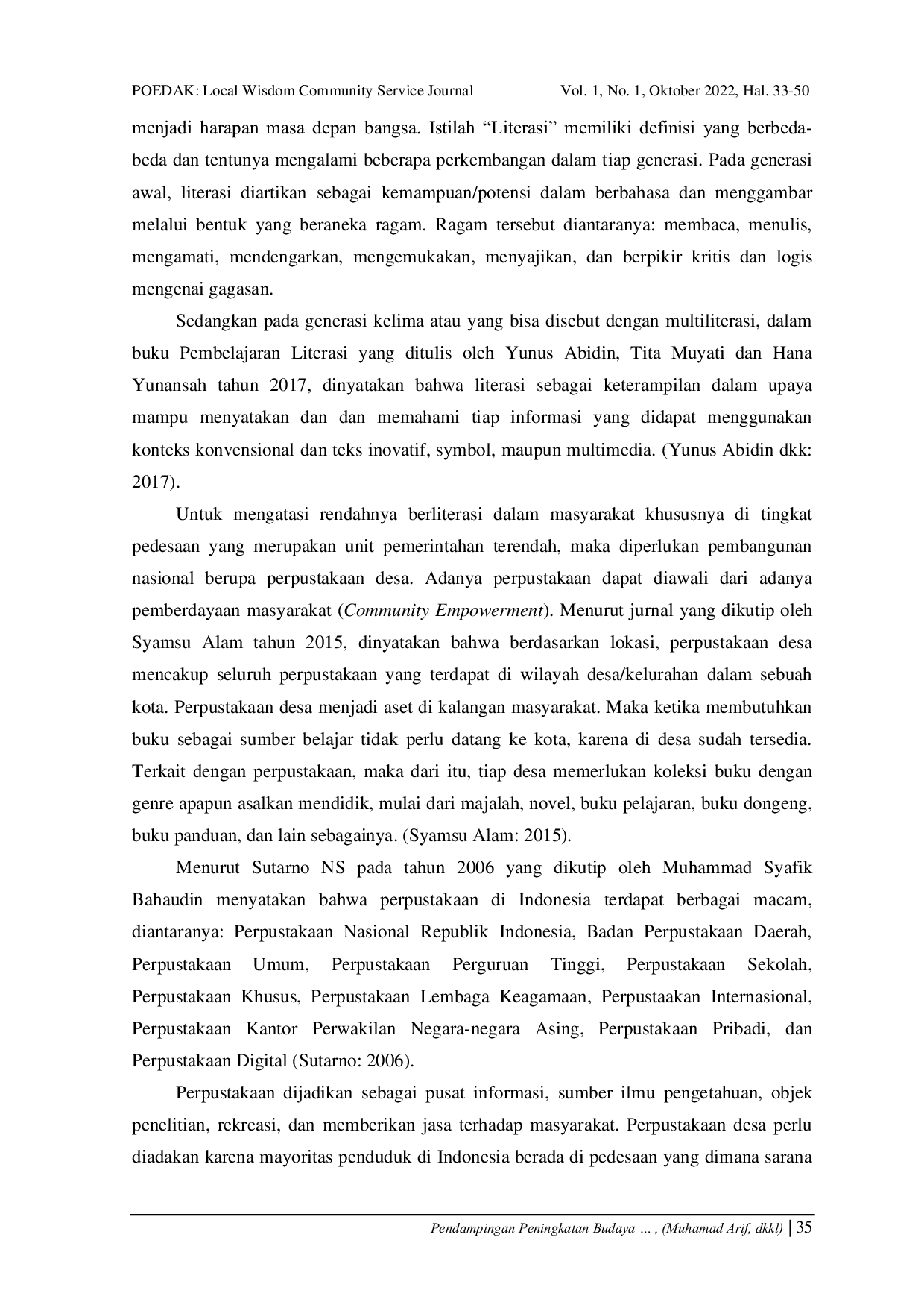 JURIS Pendampingan Peningkatan Budaya Literasi Dengan Pengadaan Perpustakaan Desa Di Desa Sooko Kecamatan Wringinanom Kabupaten Gresik