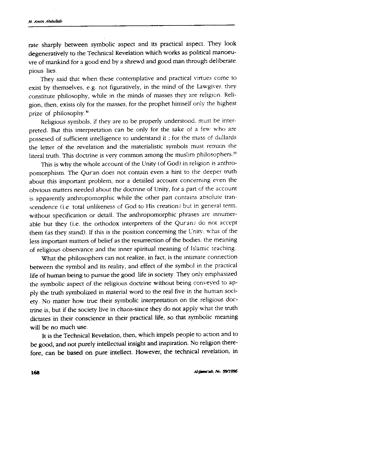 JURIS The Problem of Religion in Ibn SinA s Philosophy