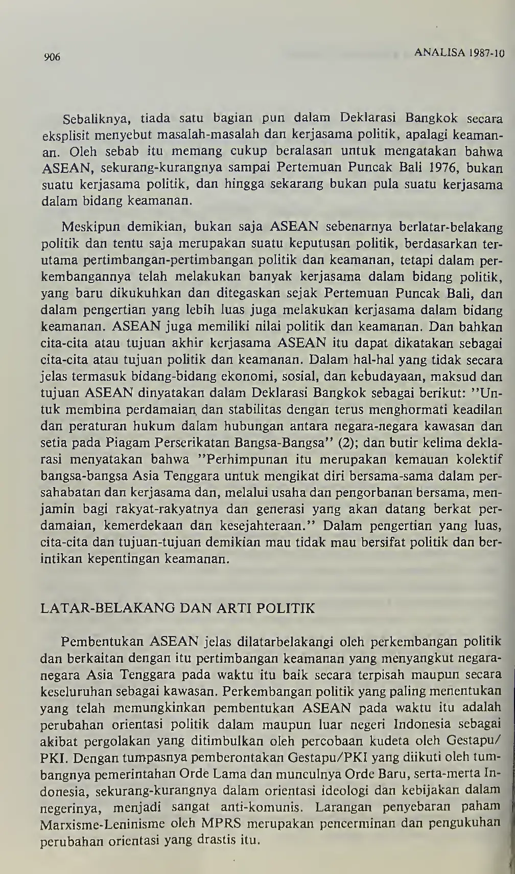 JURIS Aspek Politik dan Keamanan ASEAN