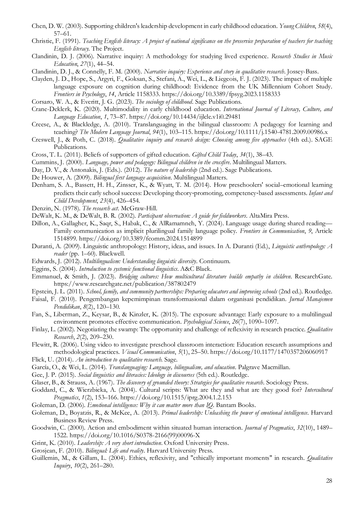JURIS Celebrating Inclusion and Diversity Utilizing Multimodality and Multilingualism to Enhance Children s Leadership