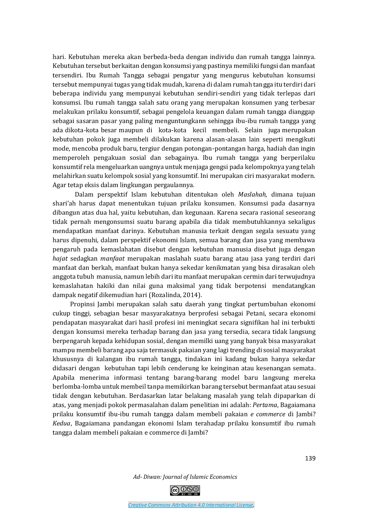 JURIS Investigasi Perilaku Shopaholic dalam Ekonomi Islam