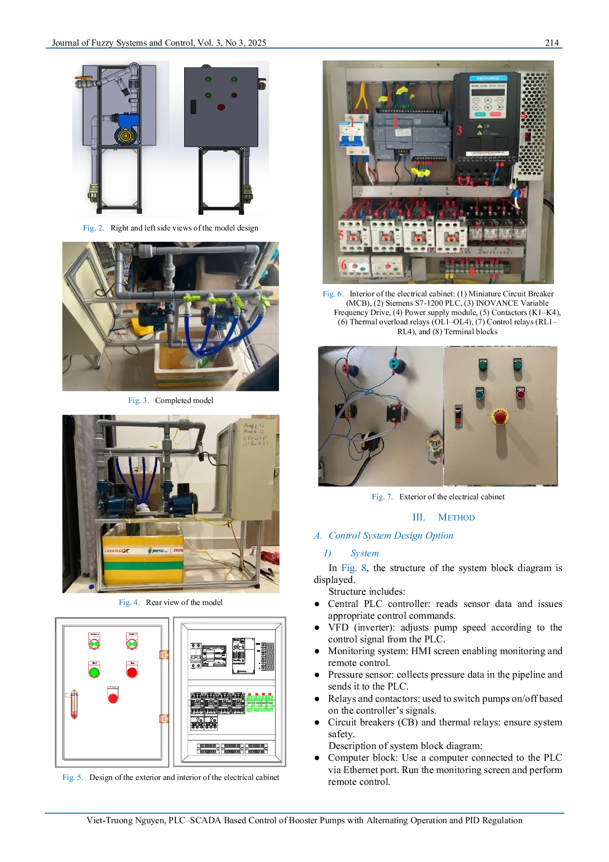JURIS PLC SCADA Based Control of Booster Pumps with Alternating Operation and PID Regulation