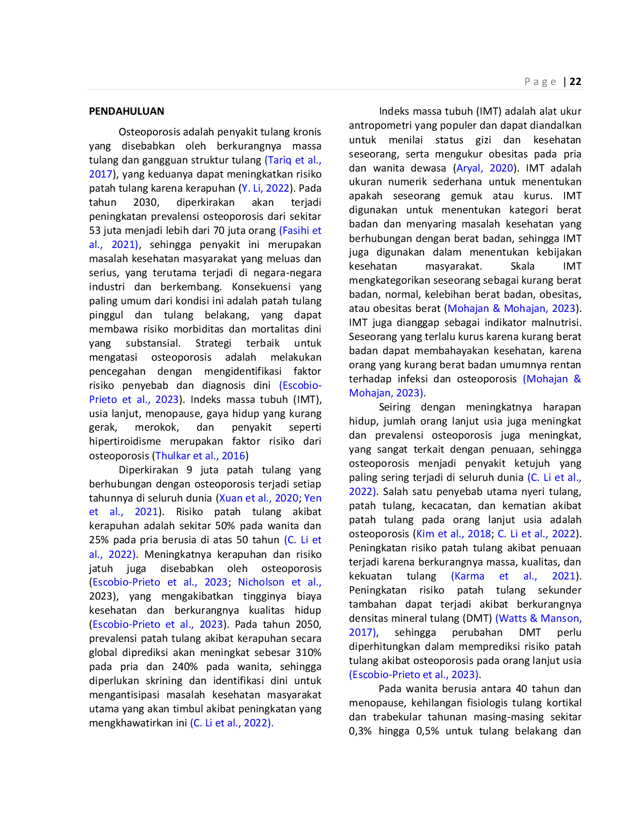 JURIS Body Mass Index Age and Gender on Bone Mineral Density in the Elderly