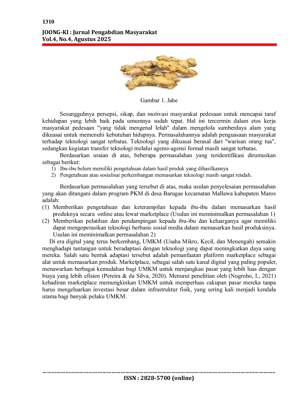 JURIS Strategi Efektif Pemasaran Produk UMKM Di Era Digital Pemanfaatan Platform Marketplace