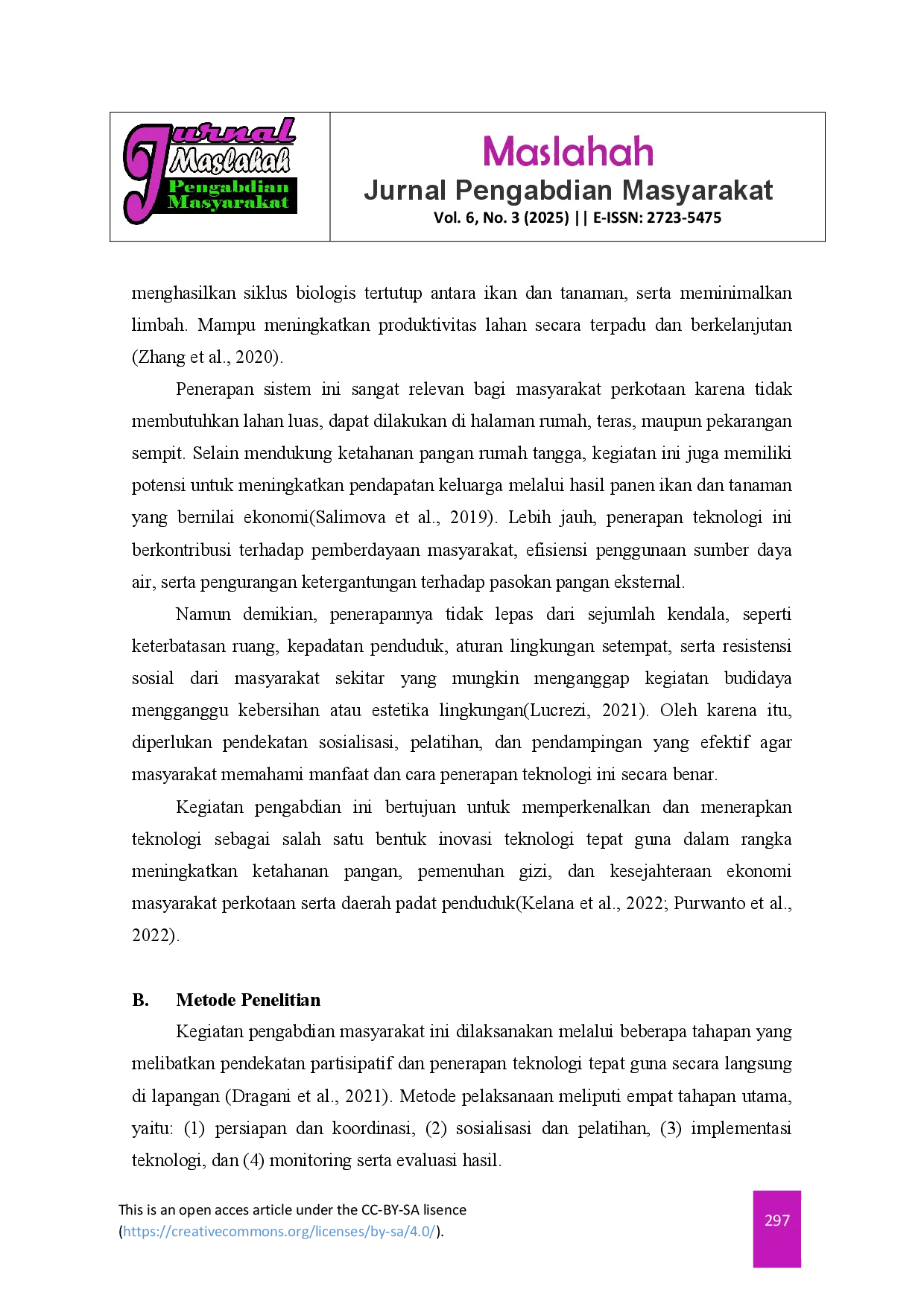 juris Pangan Berkelanjutan dalam Wadah