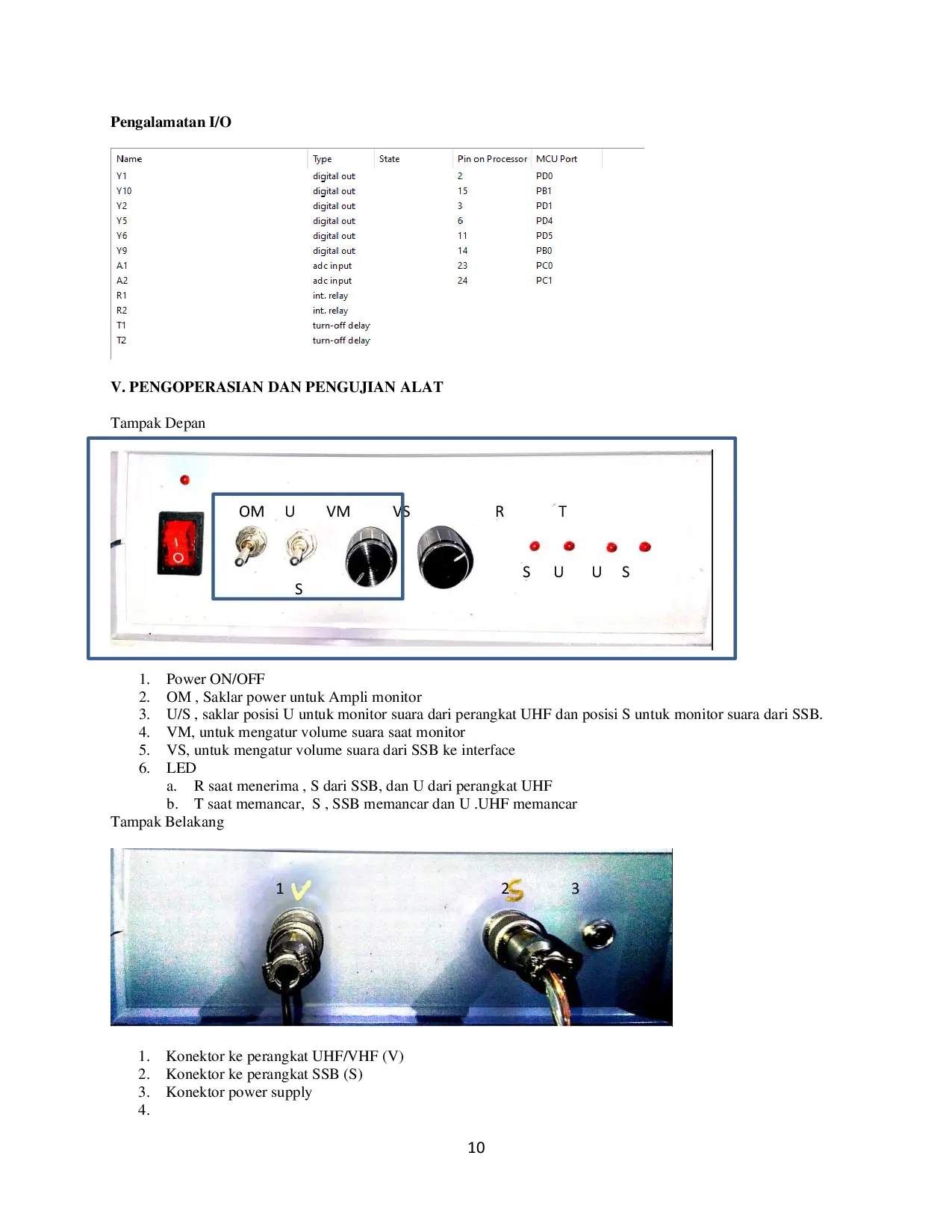 JURIS Interkoneksi Interface Perangkat SSB dengan Perangkat VHF UHF