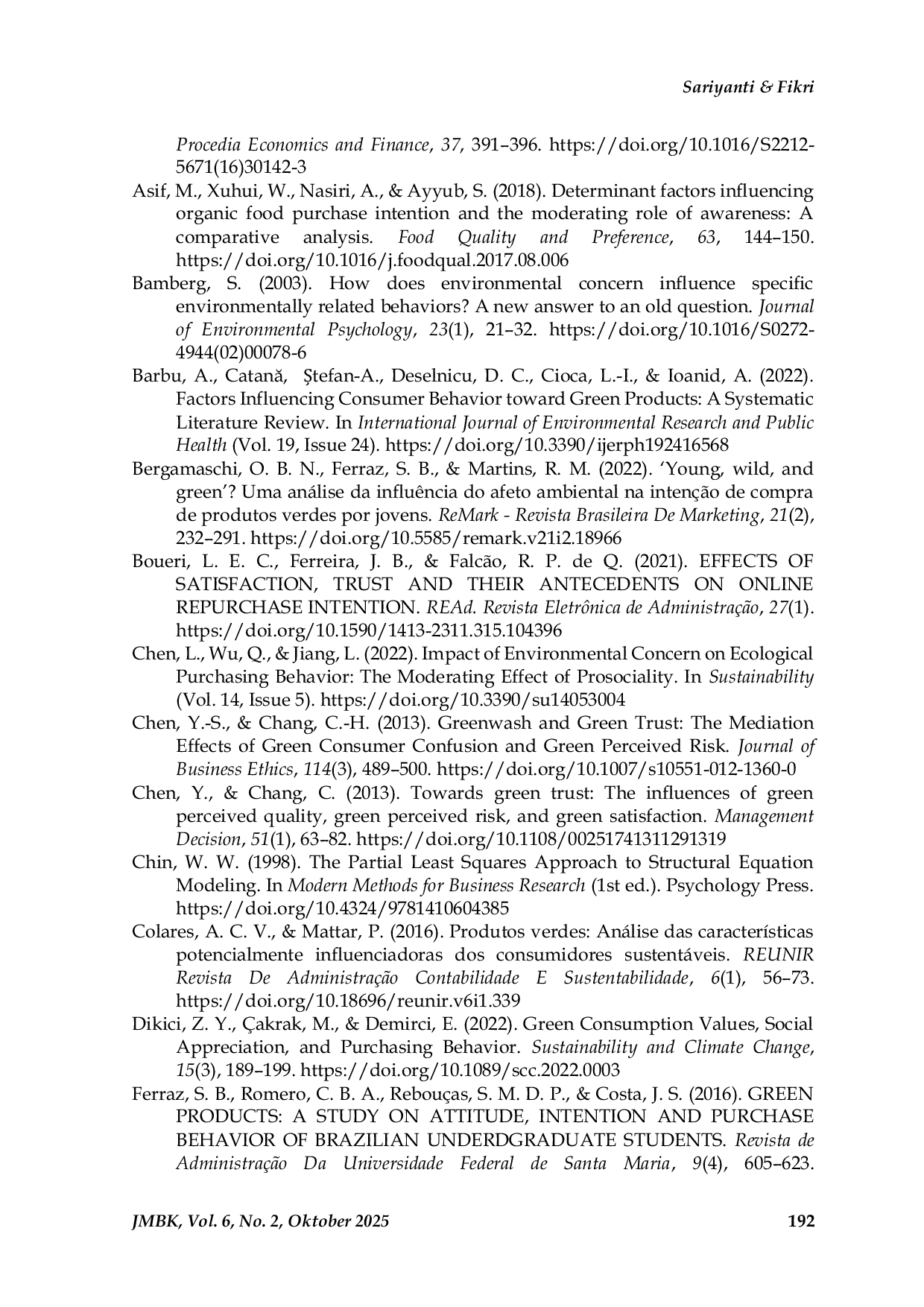 JURIS Green Purchasing Decision Peran Green Willingness to Purchase Green Perceived Quality dan Environmental Concerns