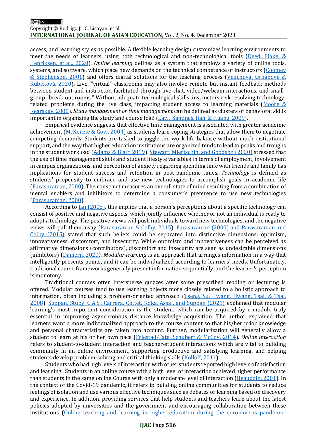 JURIS Readiness of Students in Flexible Learning Modality A Convergent Parallel Mixed Methods Study