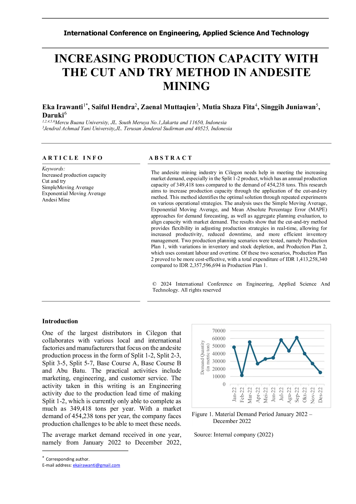 JURIS Increasing Production Capacity With The Cut And Try Method In Andesite Mining