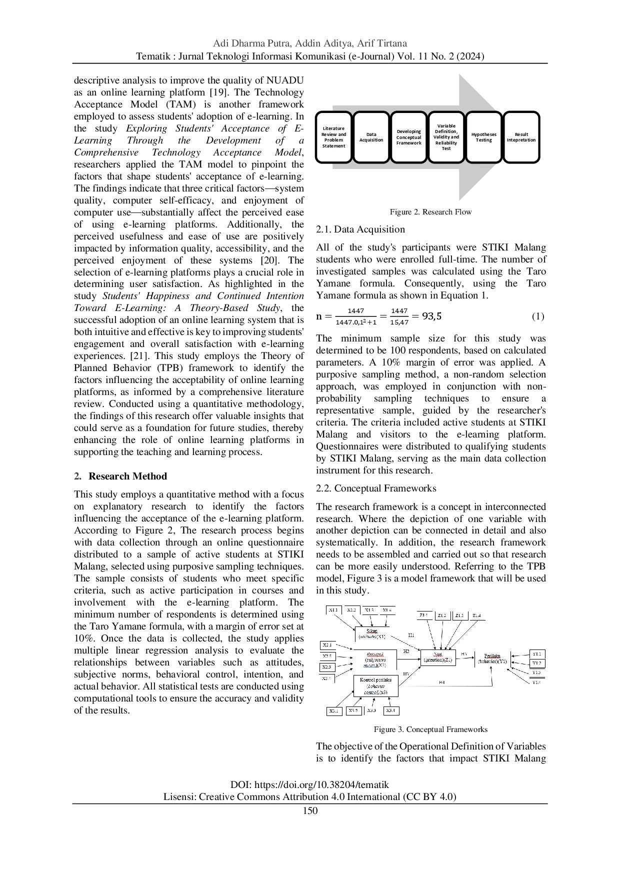 juris Exploration of Acceptance Factors of Online Learning Platform A Theory of Planned Behavior Perspective