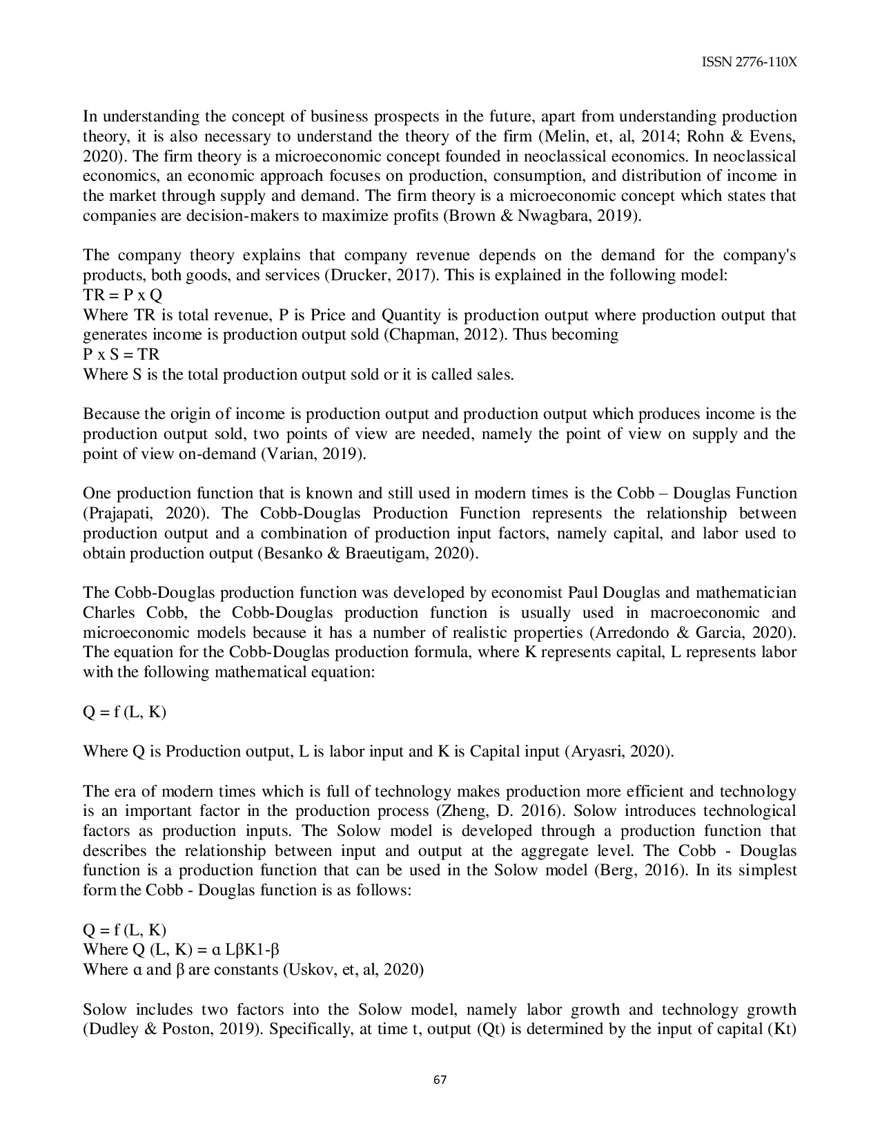 JURIS Analysis of Solow Growth Model in Sharia Hotel Industry In Pandemic Era Case Study Indonesia and Malaysia