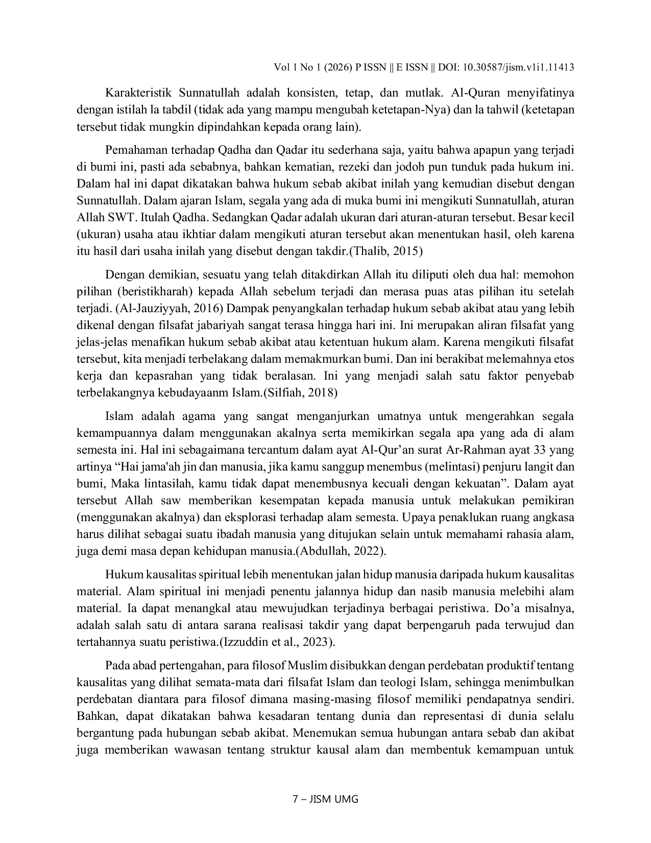 JURIS Hakikat IPTEKS dalam Perspektif Islam Paradigma Peradaban dan Hukum Sunnatullah