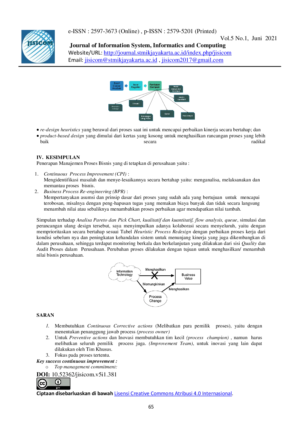 juris Analisis Dan Rancangan Manajemen Proses Bisnis Untuk Layanan Pelanggan Di Pt Pgas Telekomunikasi Nusantara