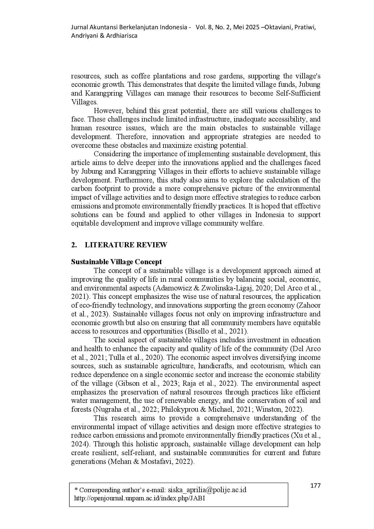 juris Nurturing Roses and Urban Dreams by Utilizing Village Budgets for Sustainable Growth in Karangpring and Jubung