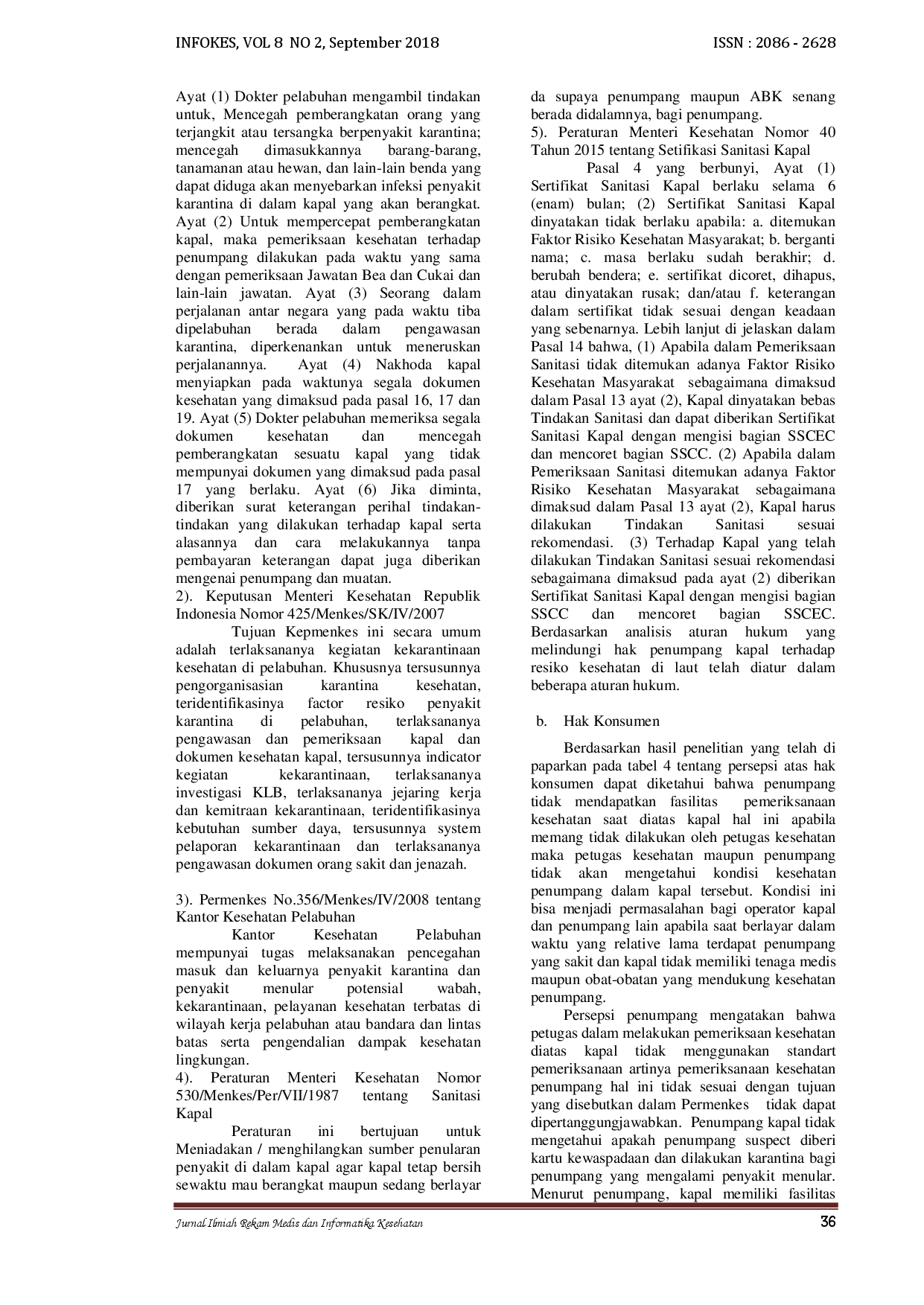 juris Perlindungan Hak Penumpang Kapal Terhadap Resiko Kesehatan Di Laut