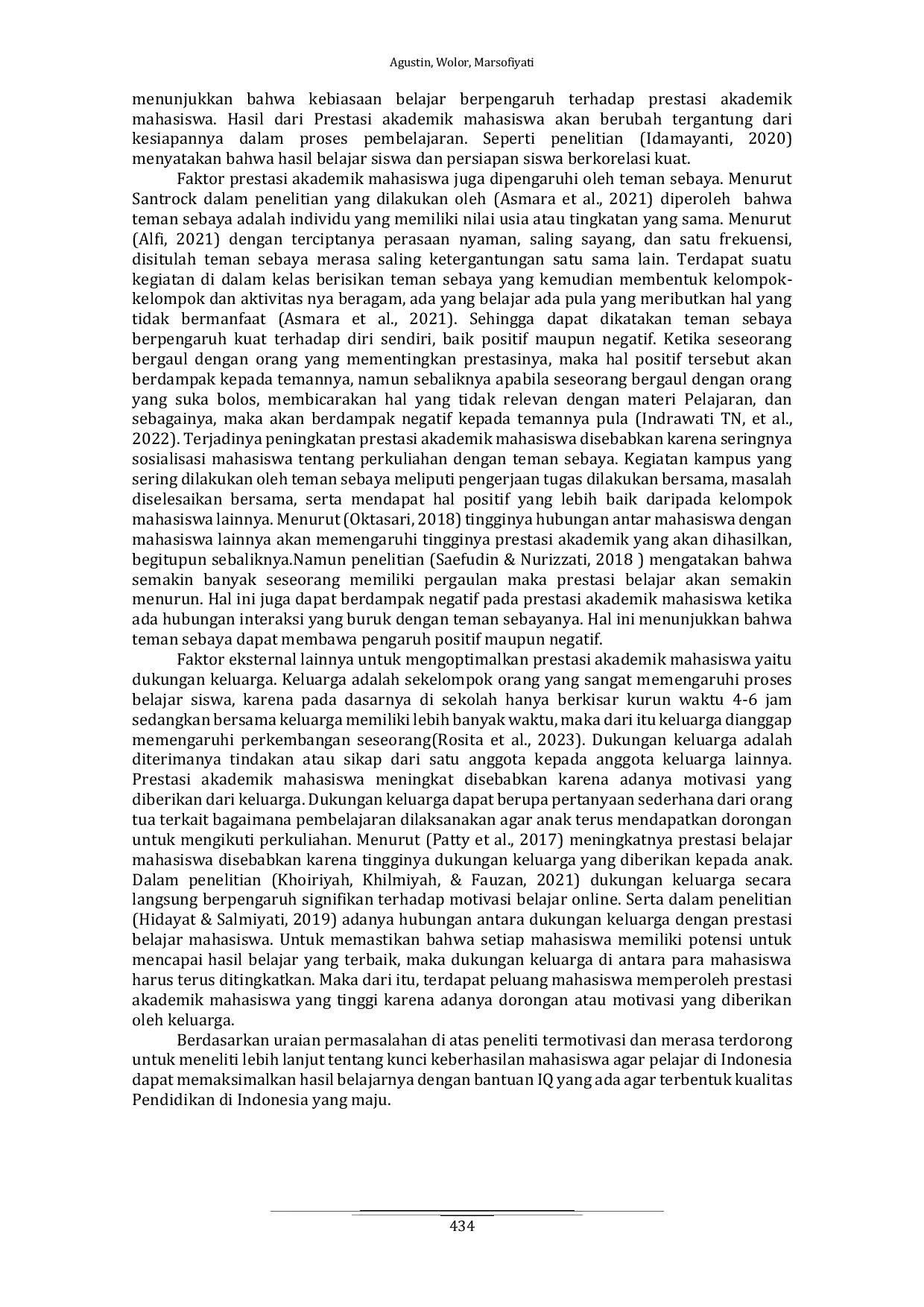 JURIS Membongkar Kunci Keberhasilan Mahasiswa Kesiapan Belajar Interaksi Dengan Teman Sebaya dan Dukungan Keluarga