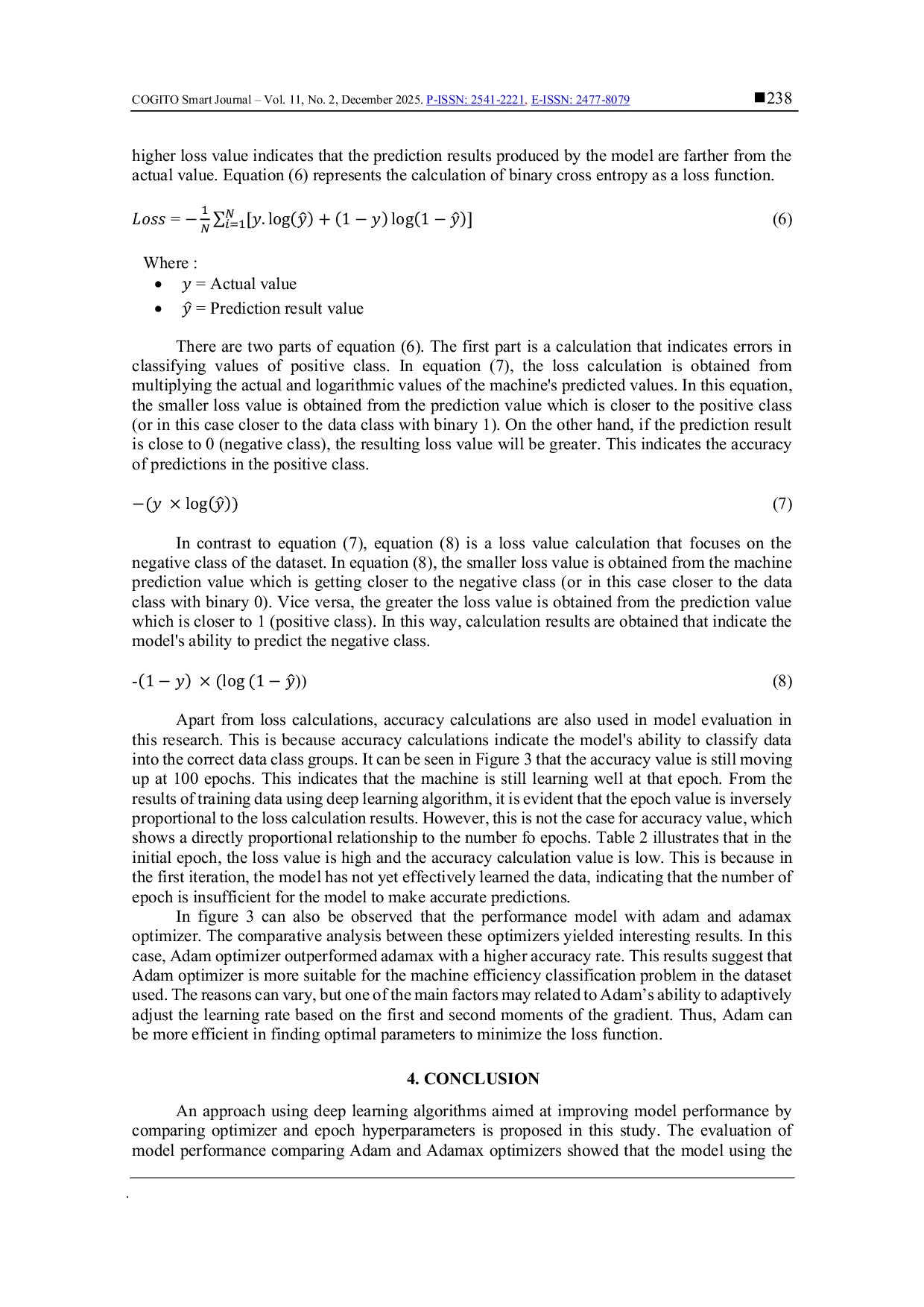 JURIS Predictive Maintenance of Heavy Equipment Machines using Neural Network Based on Operational Data