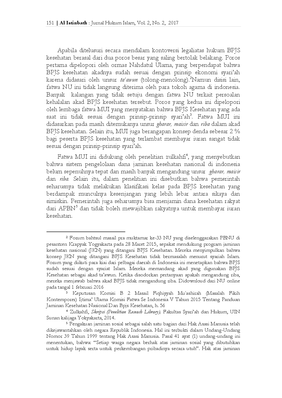 juris BPJS Kesehatan Syari ah Mengagas Prinsip Prinsip BPJS Kesehatan Perspektif Saddu Dzar ah