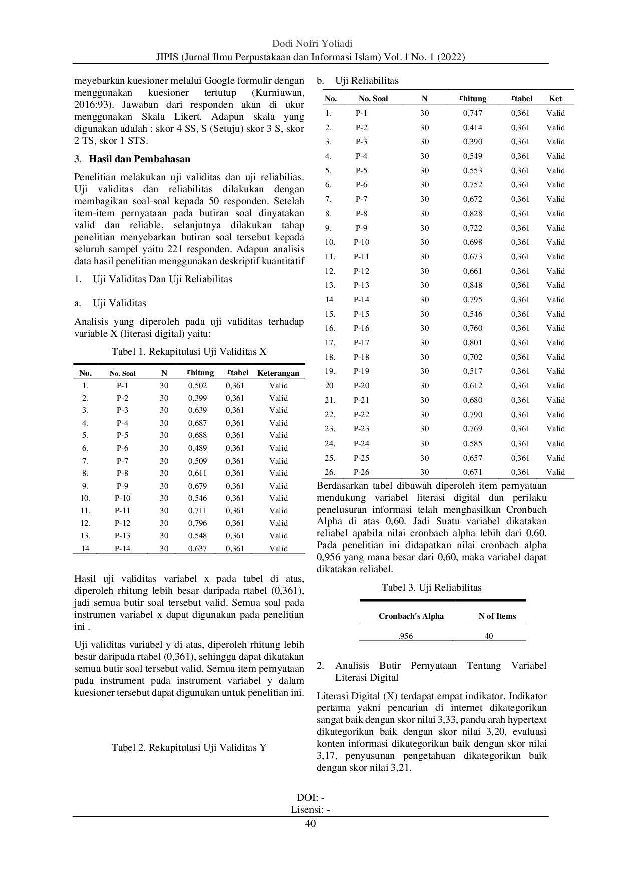 juris Korelasi E Literasi Terhadap Perilaku Pencarian Informasi Ilmiah di Internet oleh Mahasiswa Sekolah Tinggi Teknologi Payakumbuh