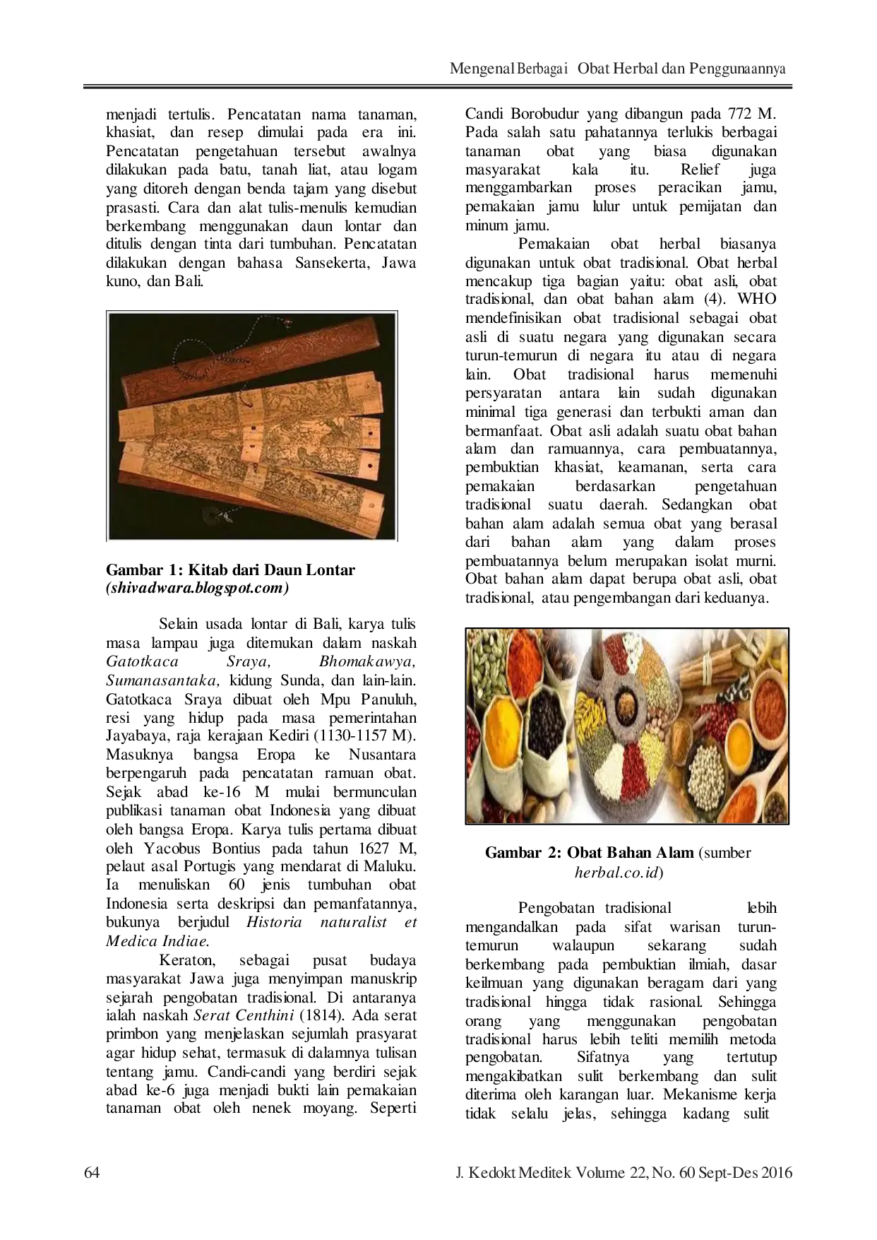 JURIS Mengenal Berbagai Obat Herbal dan Penggunaannya