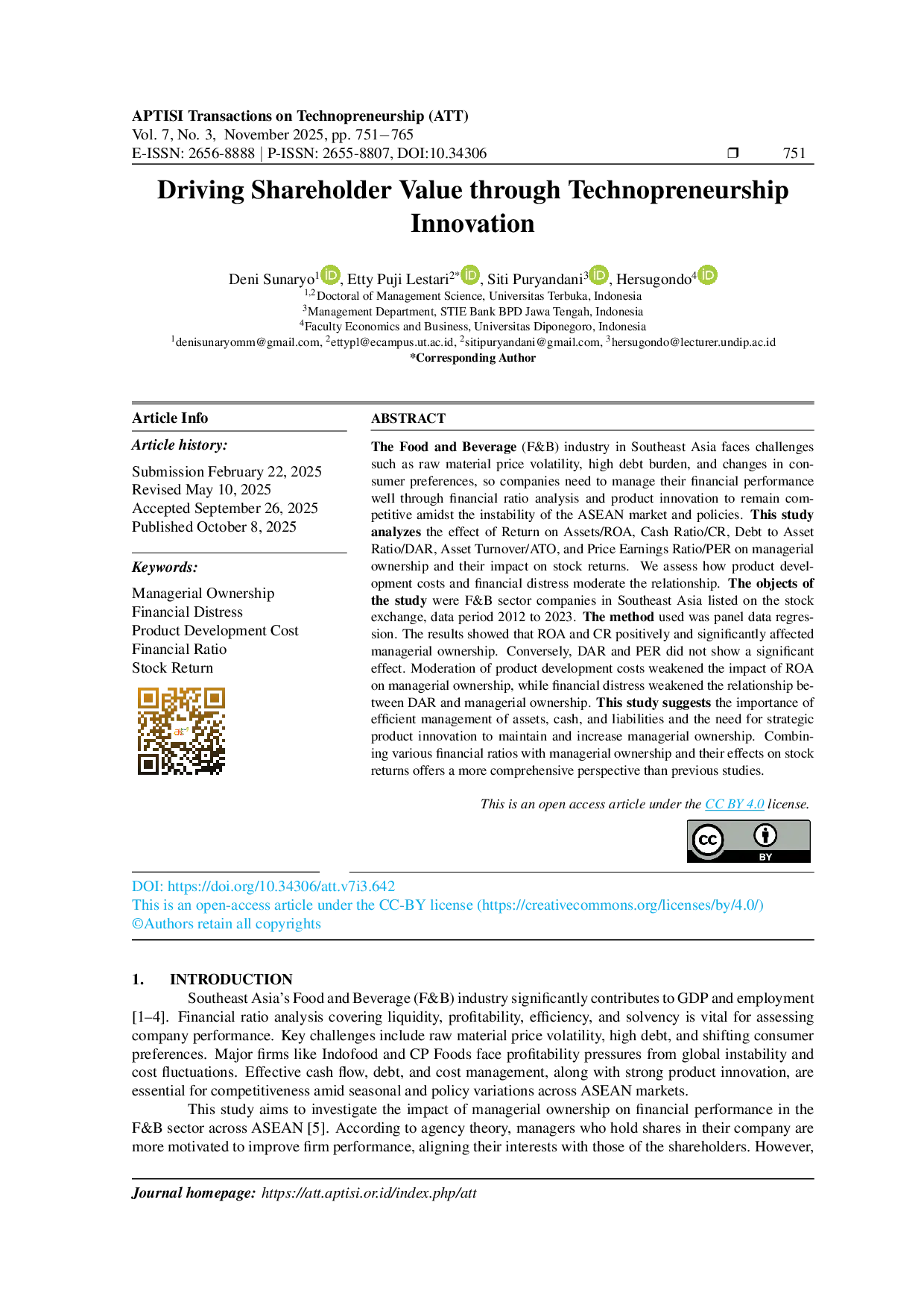 JURIS Driving Shareholder Value through Technopreneurship Innovation